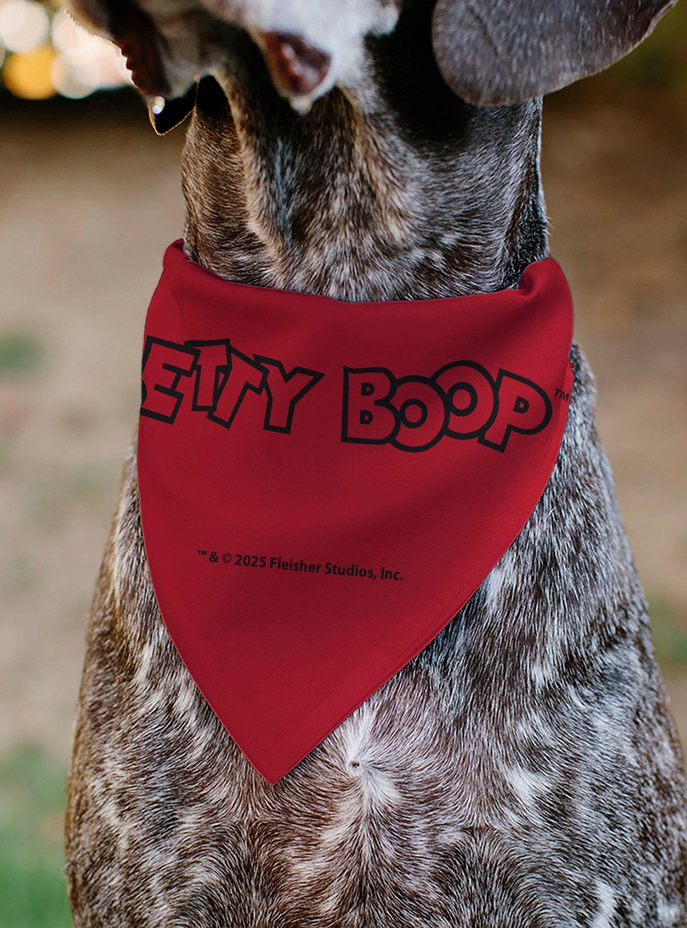 Betty Boop Americana Stars and Stripes Pose Slip On Collar Pet Bandana - Bandana Only, , alternate