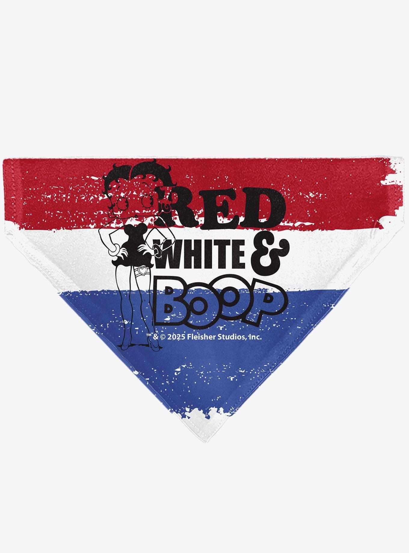Betty Boop Stripes Pose Slip On Collar Pet Bandana - Bandana Only, , hi-res