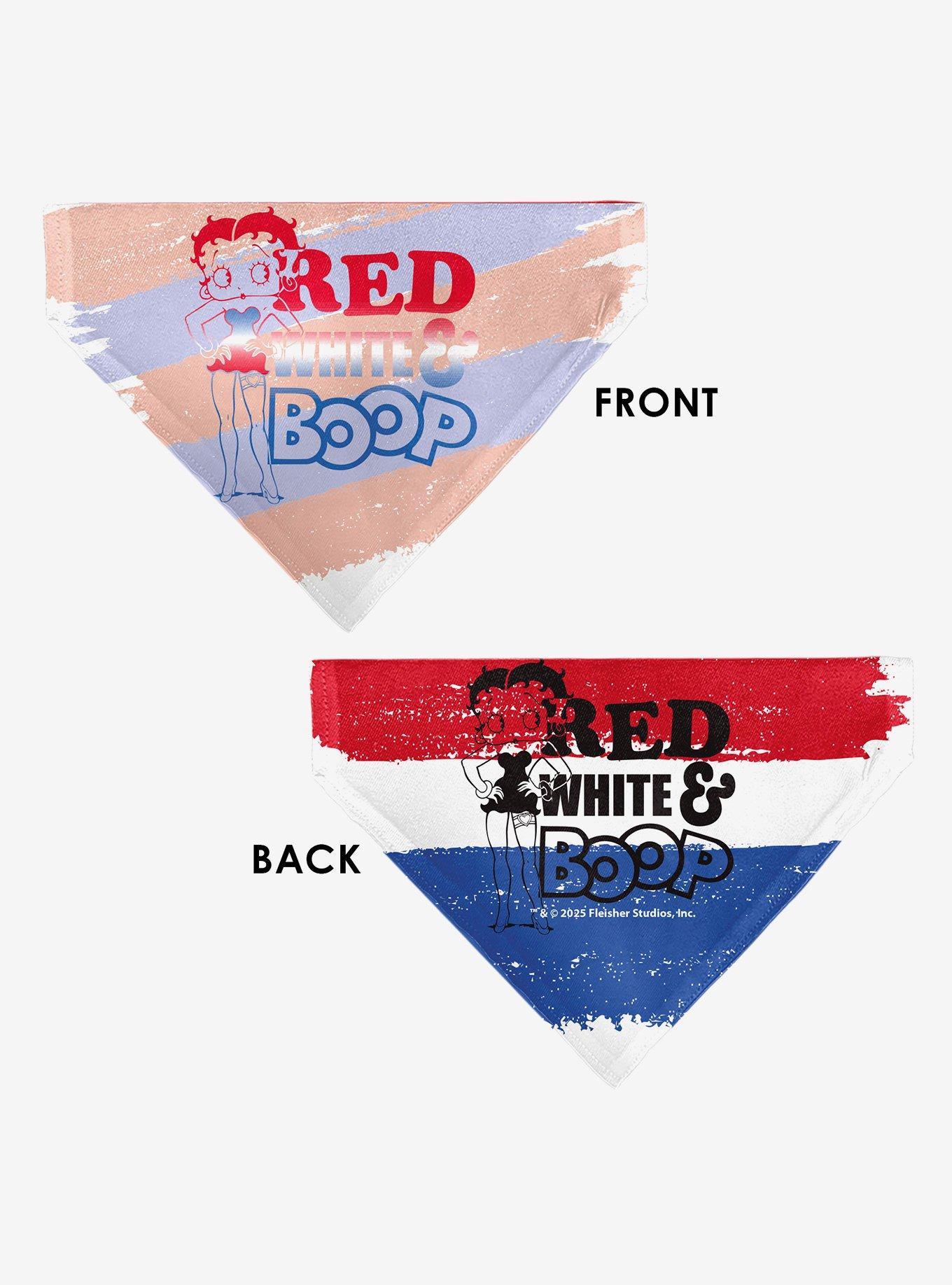 Betty Boop Stripes Pose Slip On Collar Pet Bandana - Bandana Only, , alternate