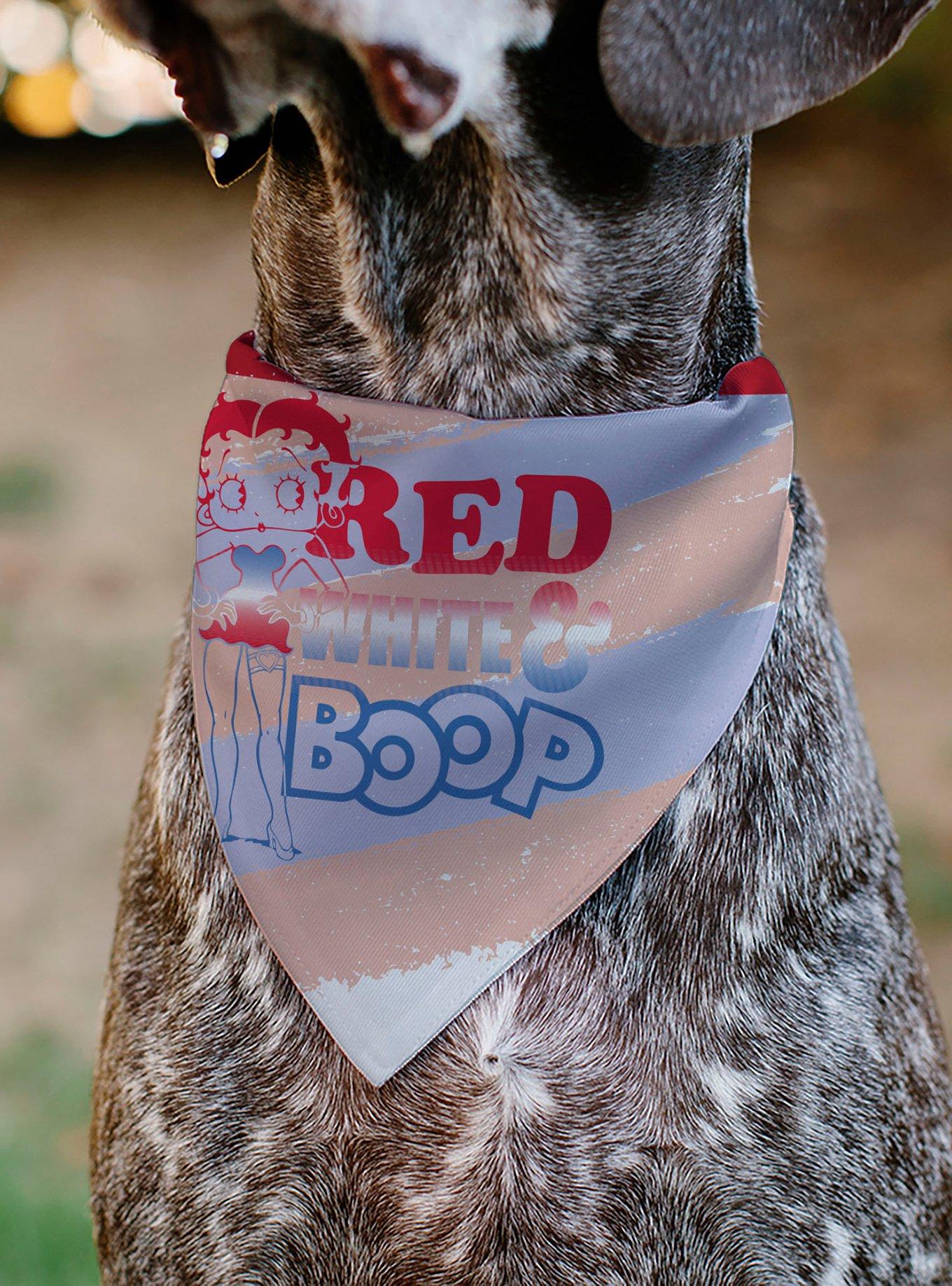 Betty Boop Stripes Pose Slip On Collar Pet Bandana - Bandana Only, , alternate