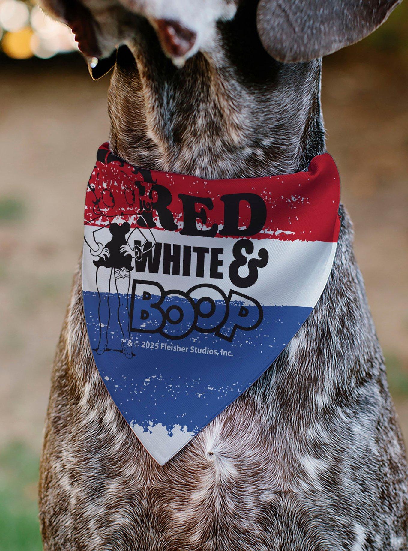 Betty Boop Stripes Pose Slip On Collar Pet Bandana - Bandana Only, , alternate