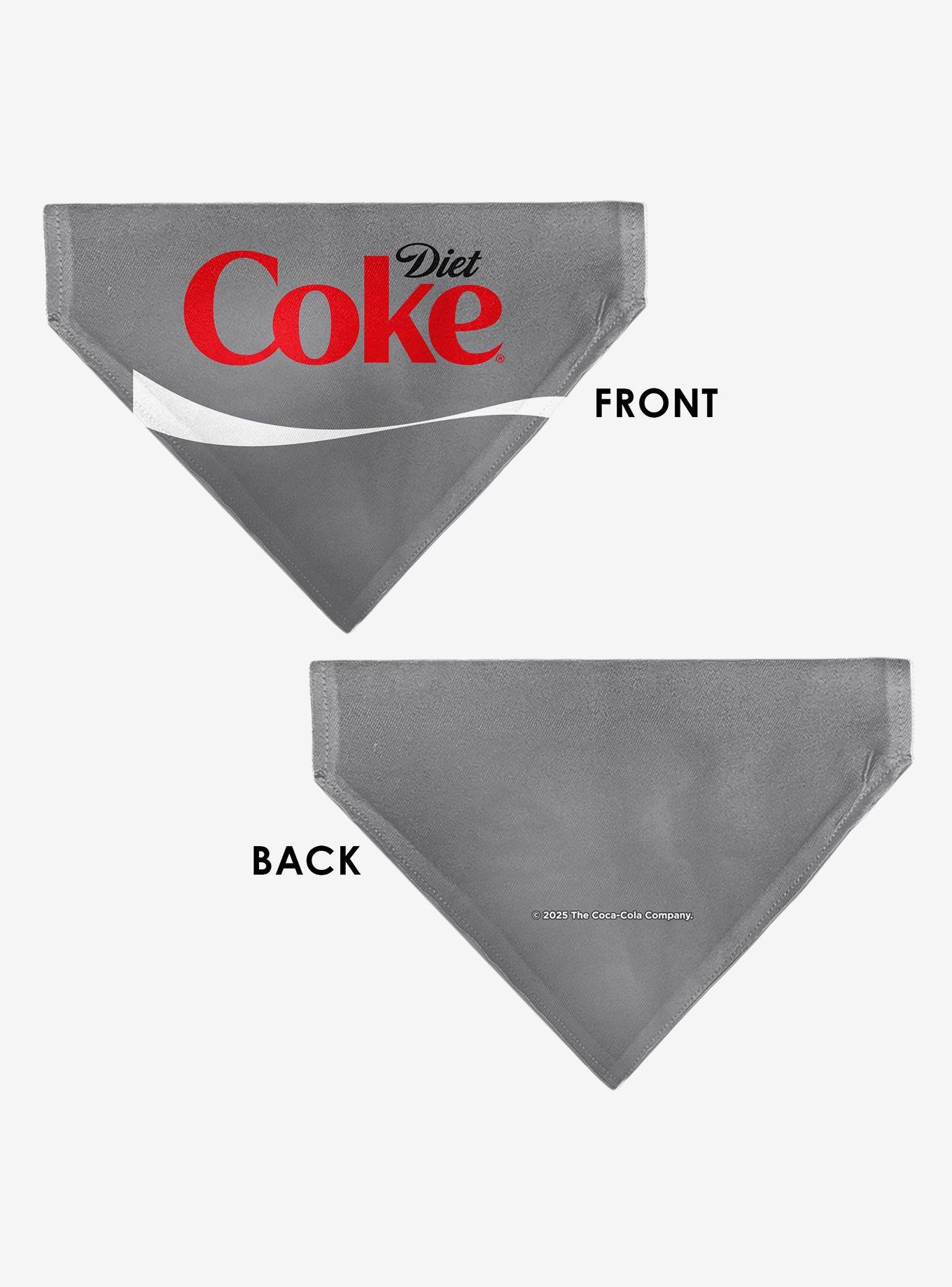 Coca-Cola Diet Coke Logo Slip On Collar Pet Bandana - Bandana Only, , alternate