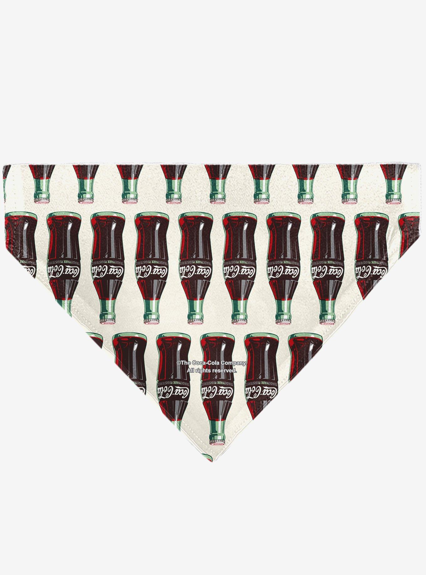 Coca-Cola Glass Bottles Collage Slip On Collar Pet Bandana - Bandana Only, , hi-res