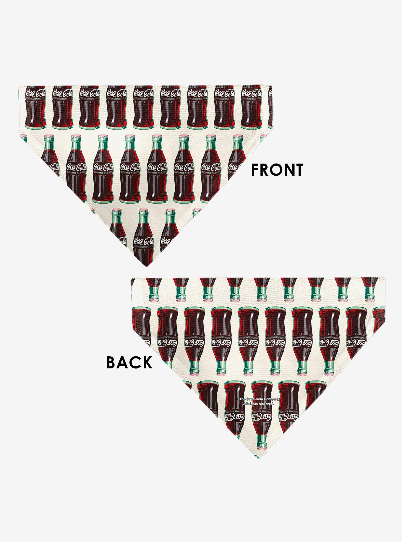Coca-Cola Glass Bottles Collage Slip On Collar Pet Bandana - Bandana Only, , alternate