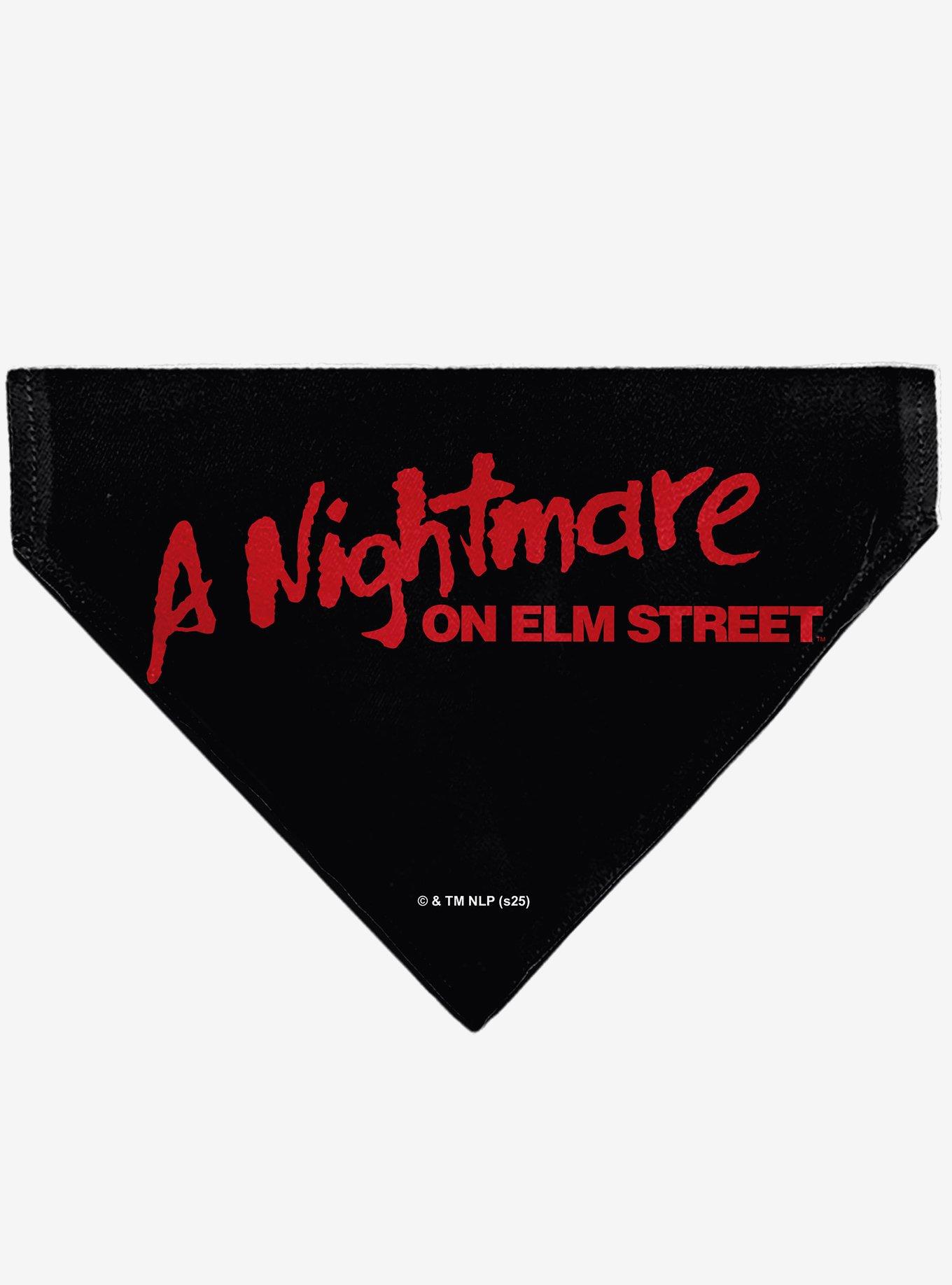 A Nightmare On Elm Street Freddy Dream Demon Black Slip On Collar Pet Bandana - Bandana Only, , hi-res