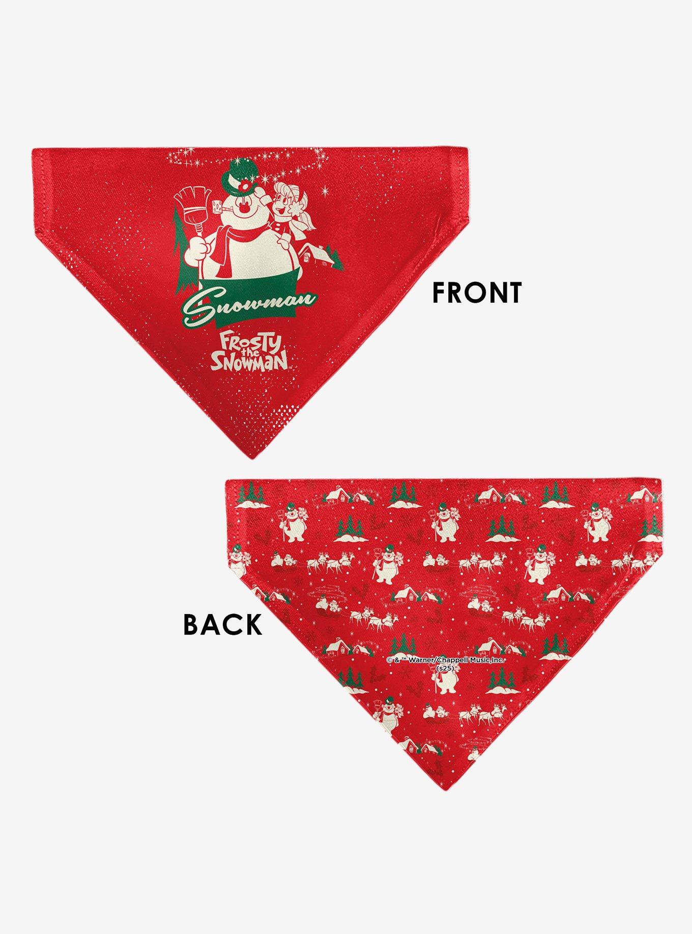 Frosty The Snowman Karen Pose and Logo Slip On Collar Pet Bandana - Bandana Only, , alternate