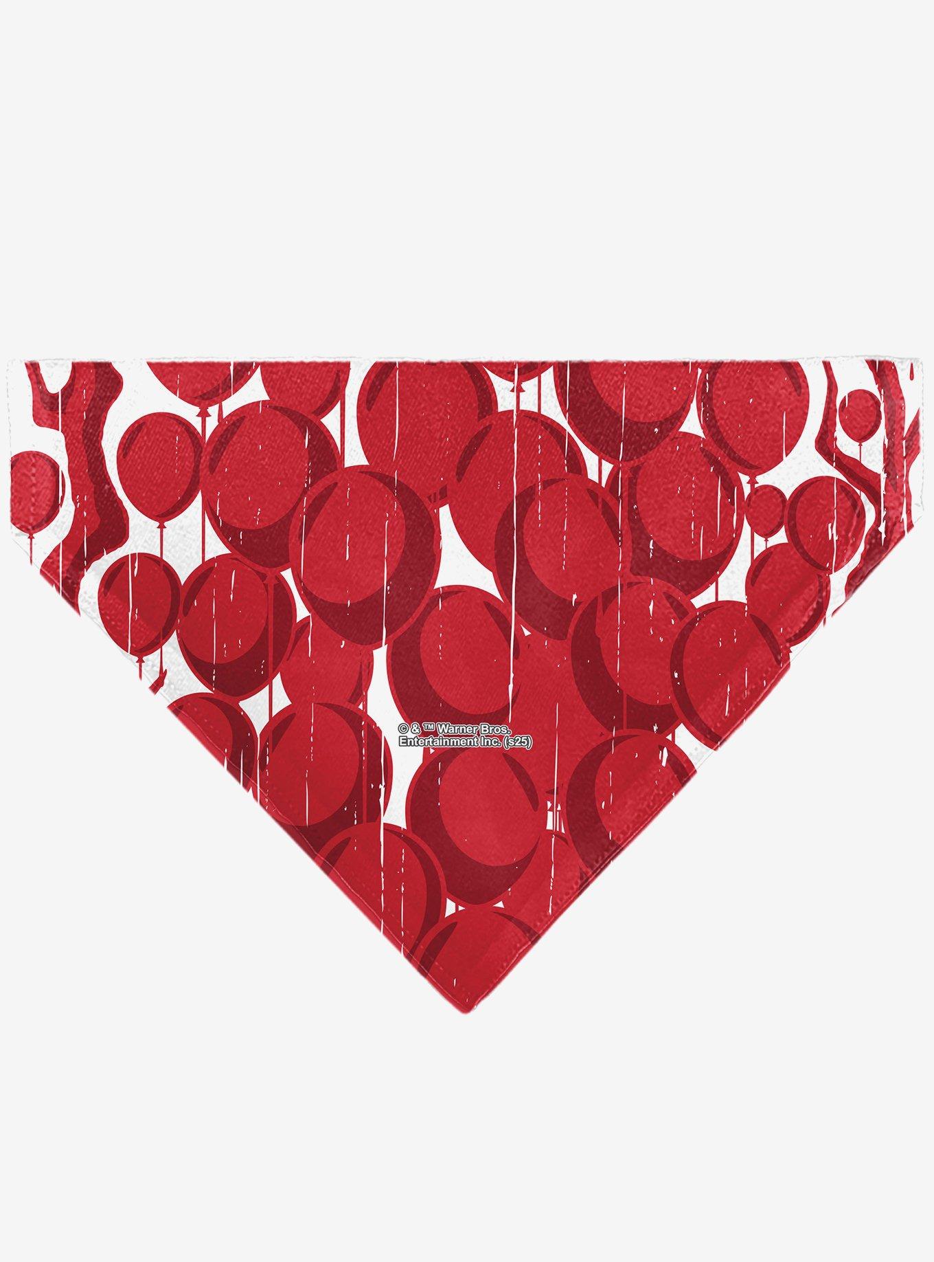 IT Pennywise Smile and Balloons Slip On Collar Pet Bandana - Bandana Only, , hi-res