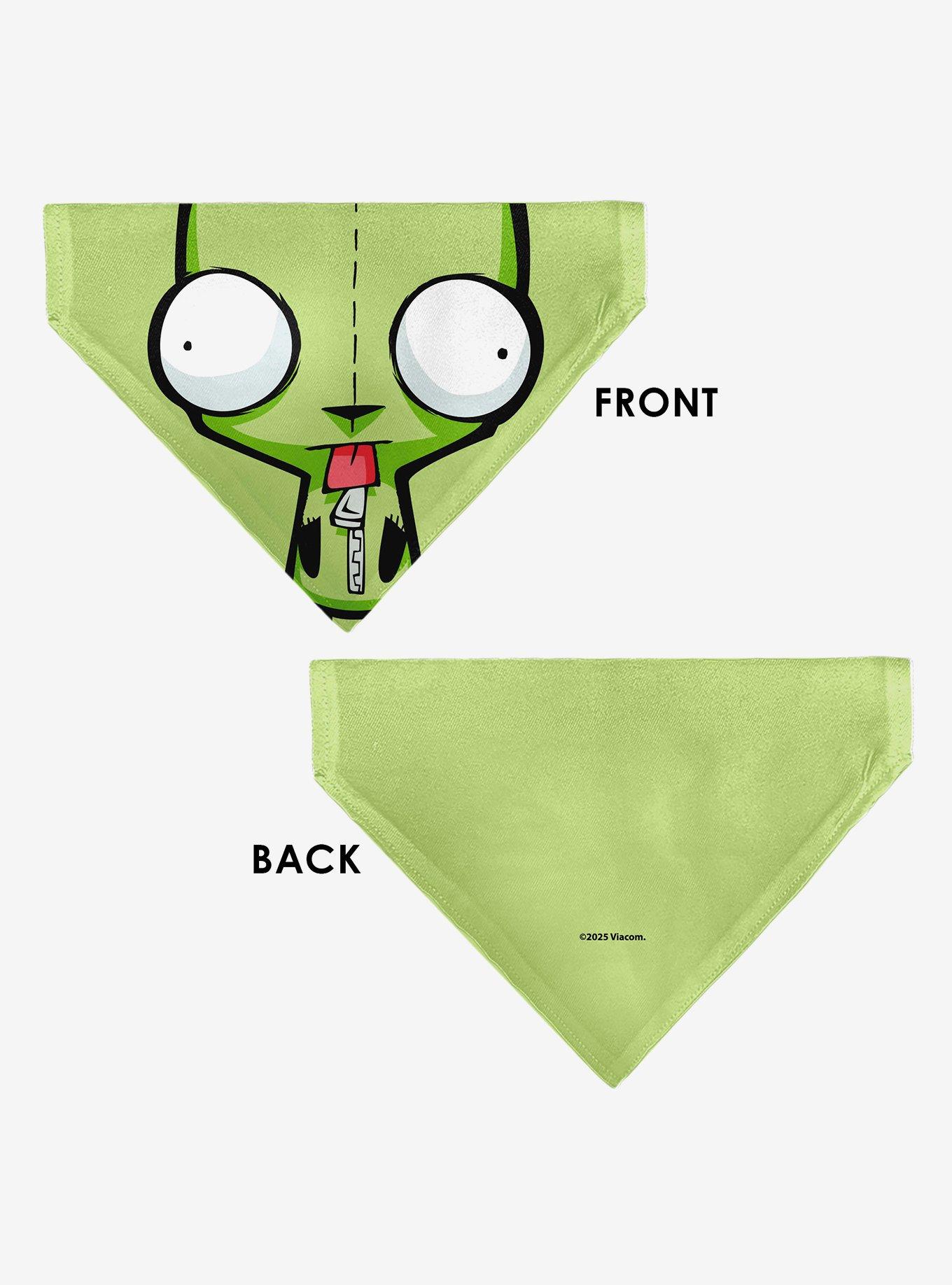 Invader Zim Invader Zim Gir Full Body Pose Close Up Slip On Collar Pet Bandana - Bandana Only, , alternate
