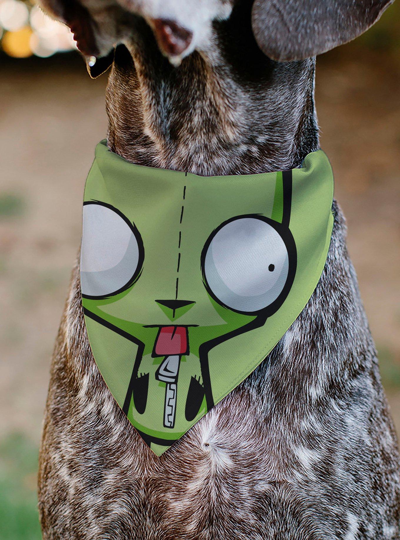 Invader Zim Invader Zim Gir Full Body Pose Close Up Slip On Collar Pet Bandana - Bandana Only