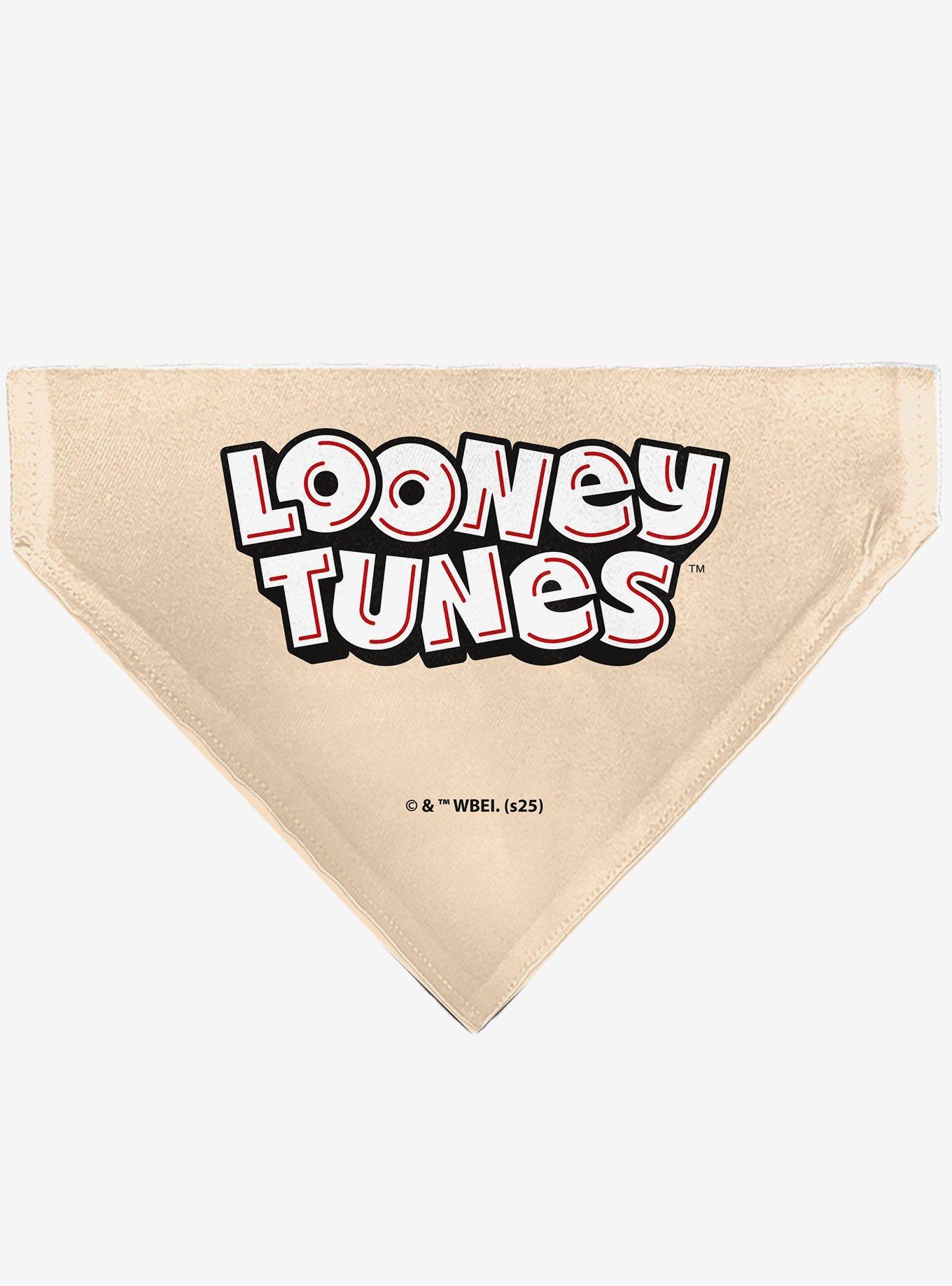 Looney Tunes Six Character Stack Pose Slip On Collar Pet Bandana - Bandana Only, , hi-res
