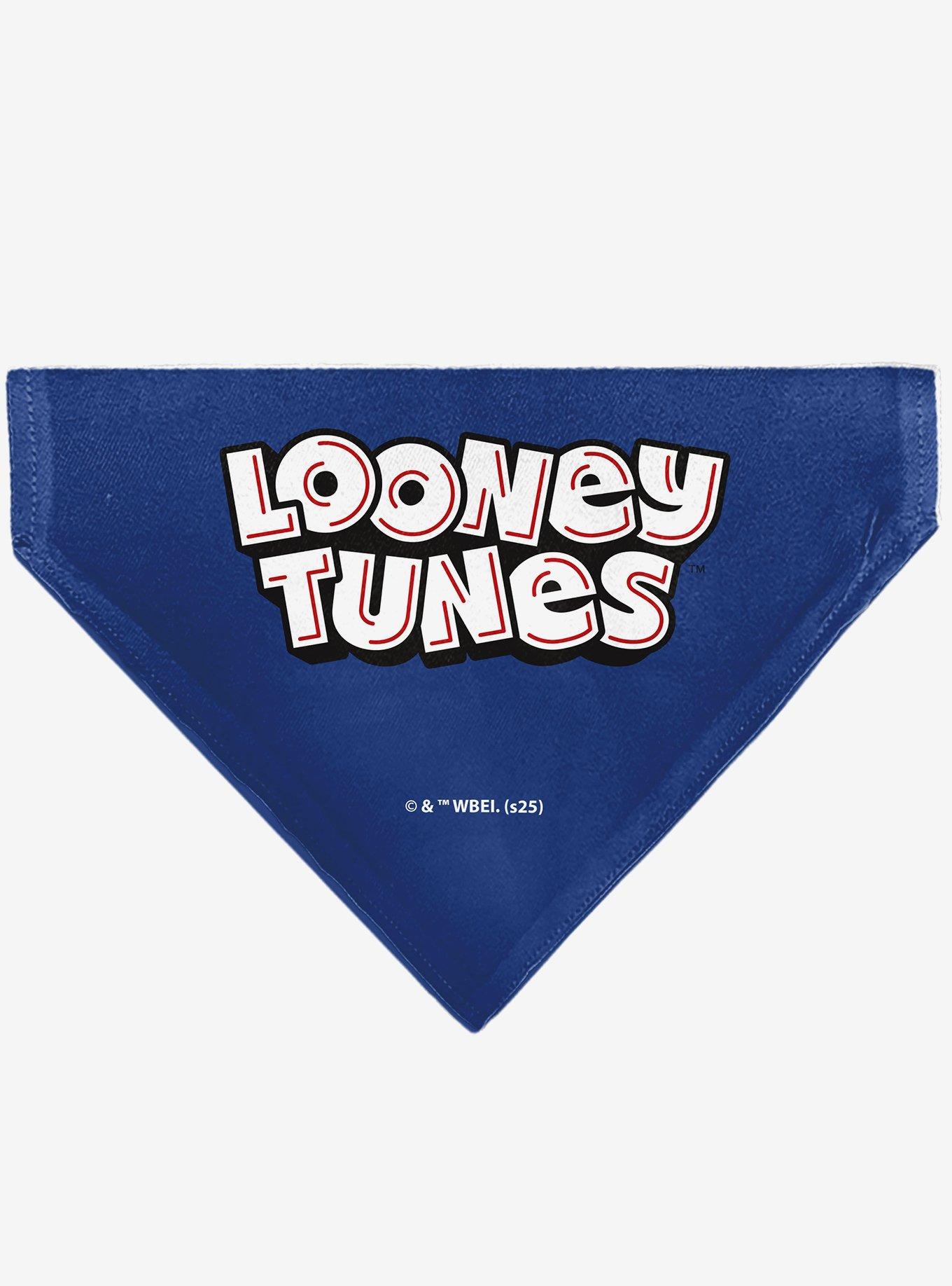 Looney Tunes Seven Character Stack Pose Slip On Collar Pet Bandana - Bandana Only, , hi-res