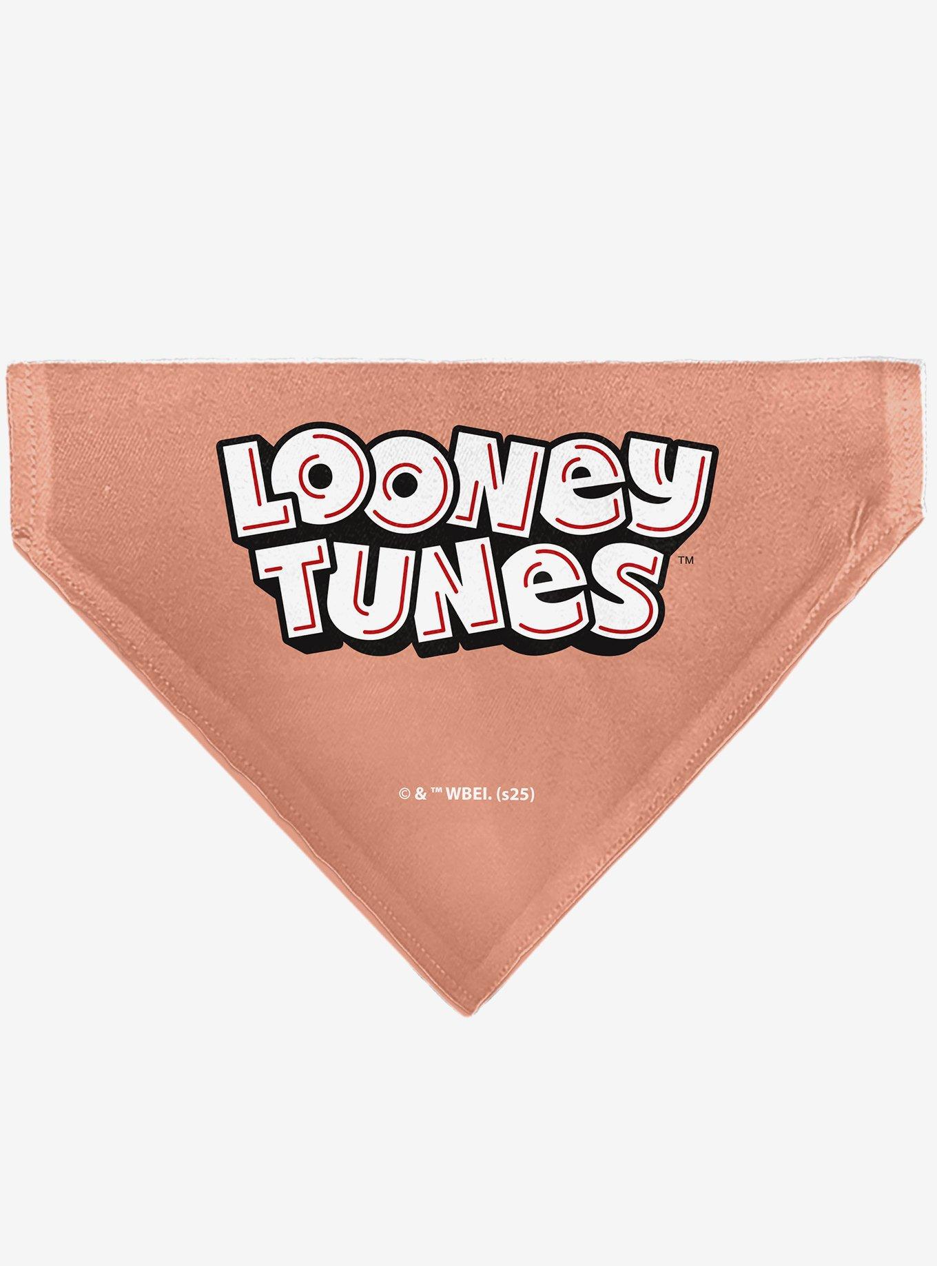 Looney Tunes Six Character Running Pose Slip On Collar Pet Bandana - Bandana Only, , hi-res