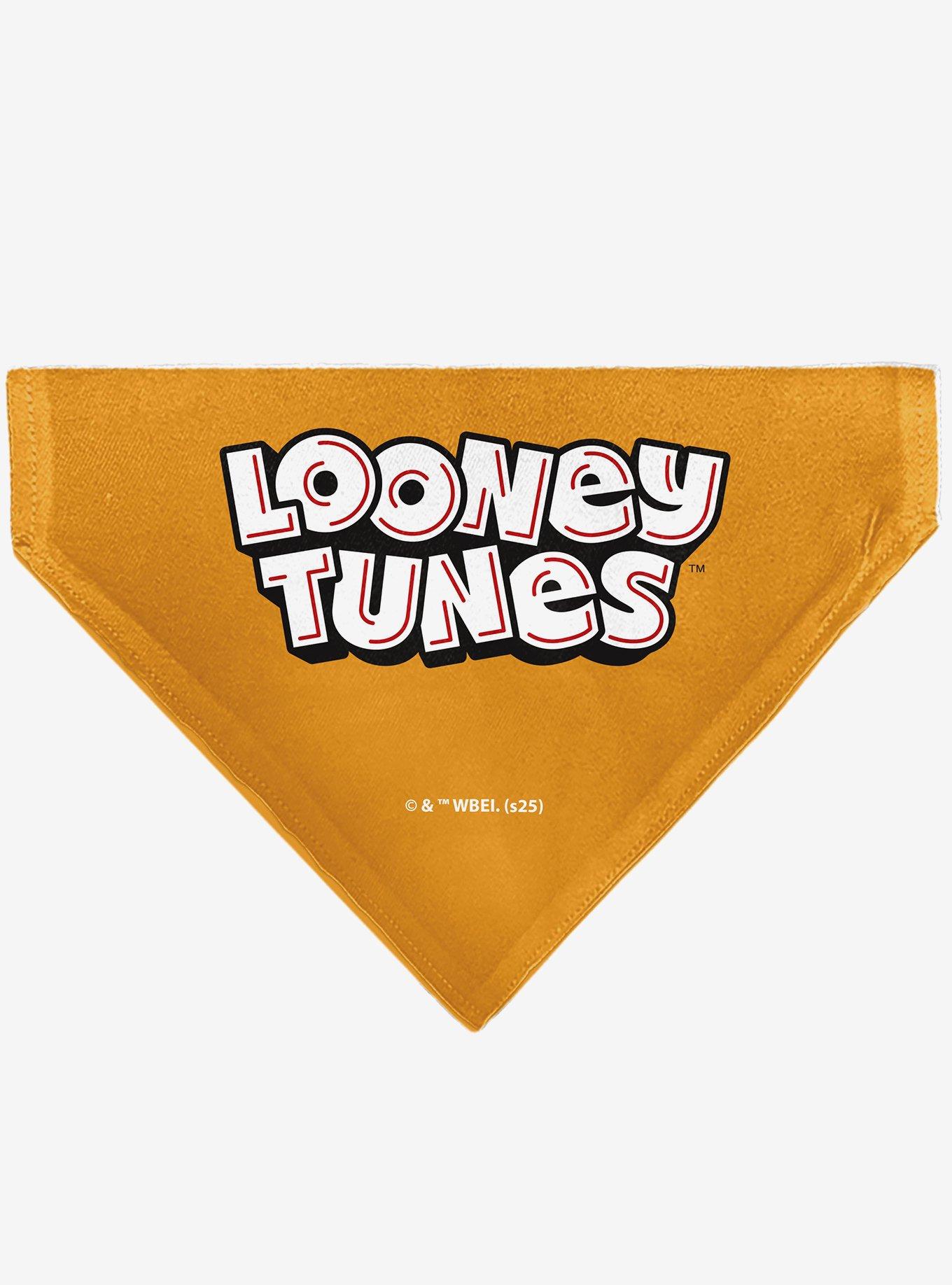 Looney Tunes Five Character Target Pose Slip On Collar Pet Bandana - Bandana Only, , hi-res