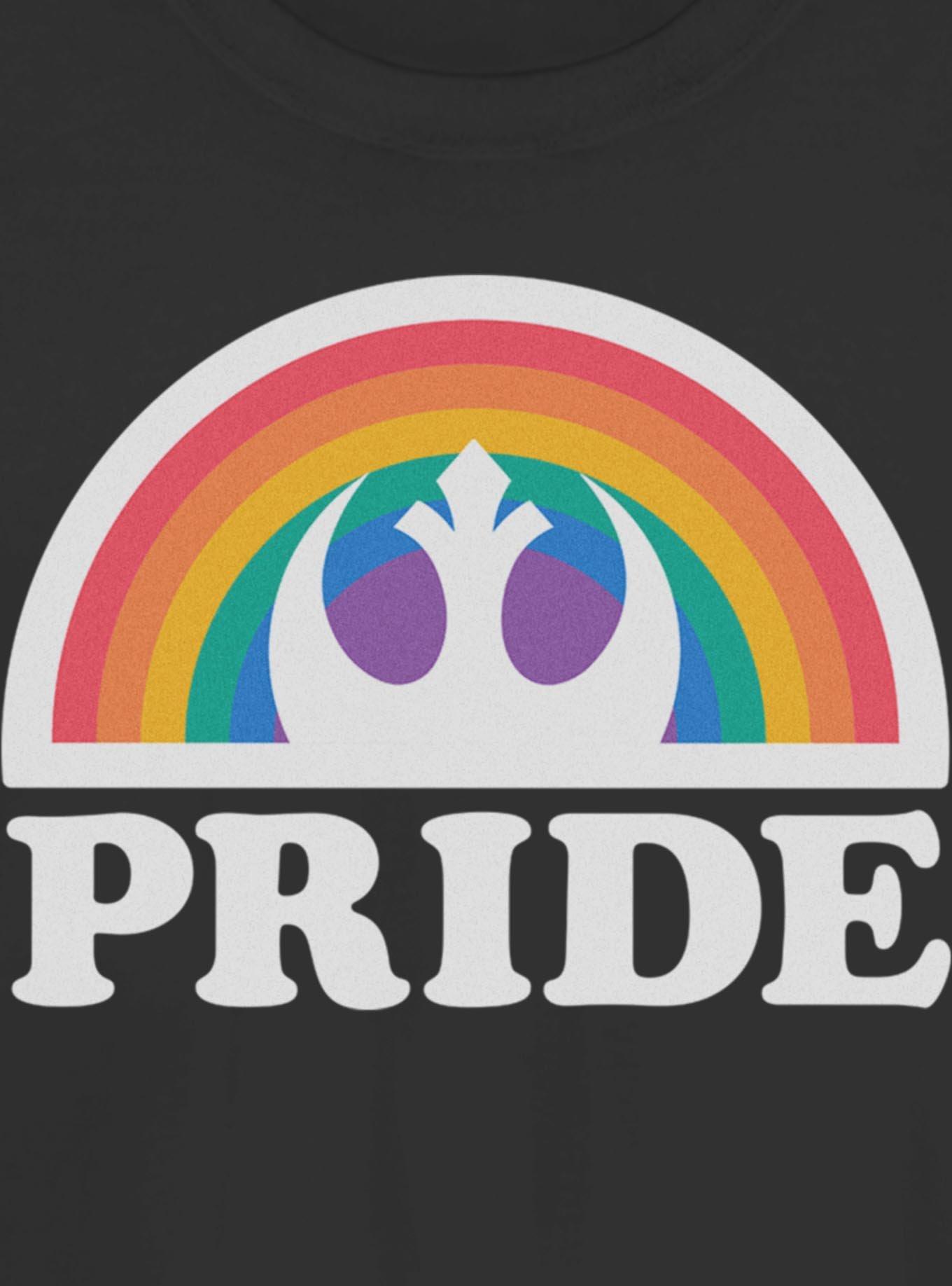 Star Wars Rebel Alliance Pride Rainbow Girls T-Shirt, , hi-res