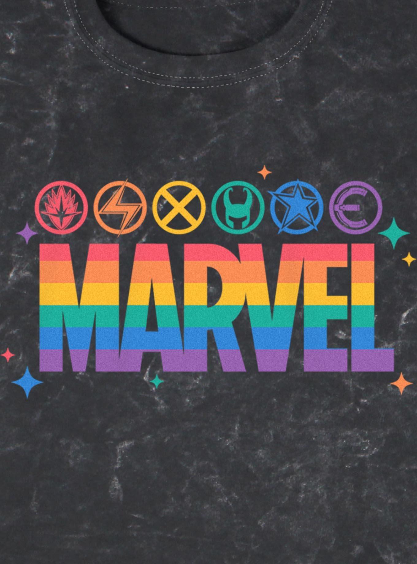 Marvel Icons Pride Mineral Wash T-Shirt, , hi-res