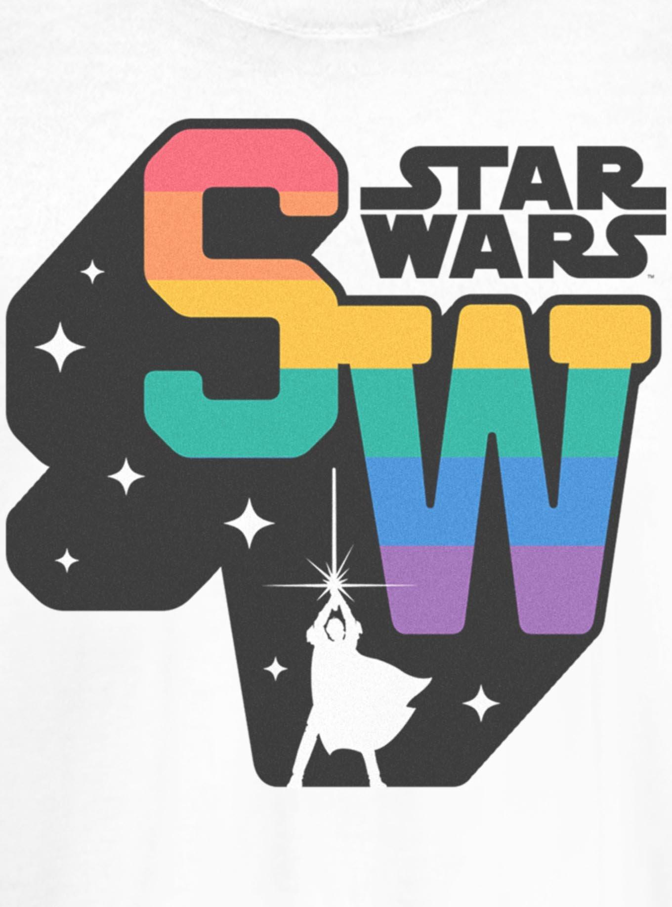 Star Wars Pride Rainbow Girls T-Shirt, , hi-res