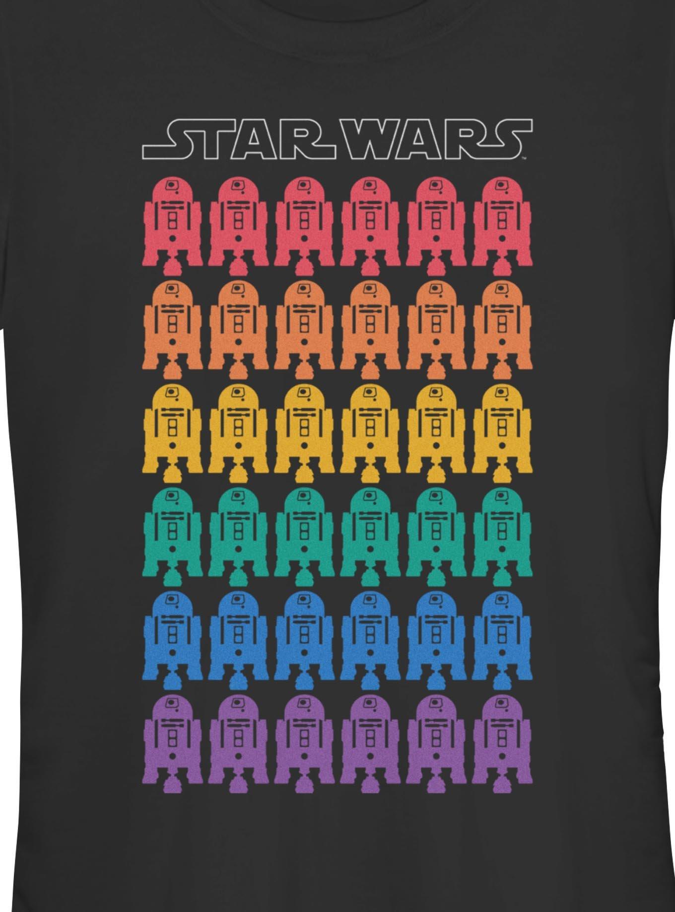 Star Wars R2D2 Pride Rainbow Girls T-Shirt, , hi-res
