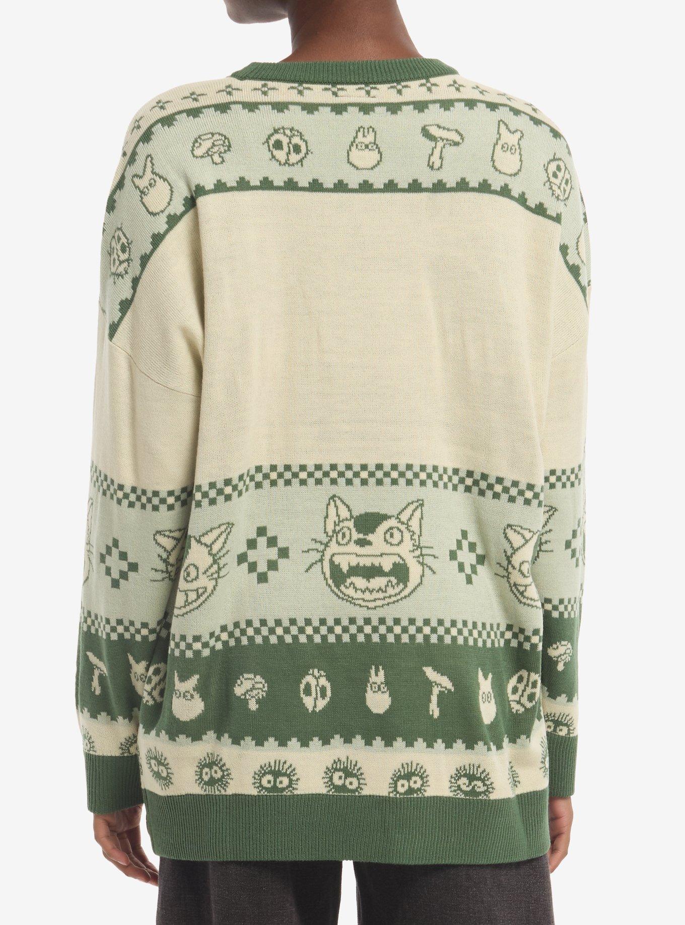 Studio Ghibli&reg; My Neighbor Totoro Fair Isle Girls Sweater, MULTI, alternate - view 3