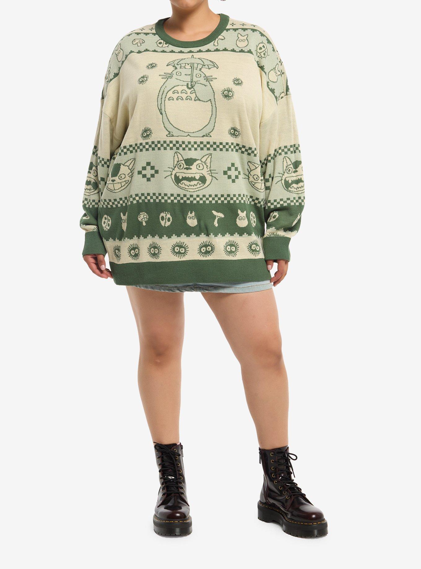 Studio Ghibli&reg; My Neighbor Totoro Fair Isle Girls Sweater Plus Size, MULTI, alternate - view 2