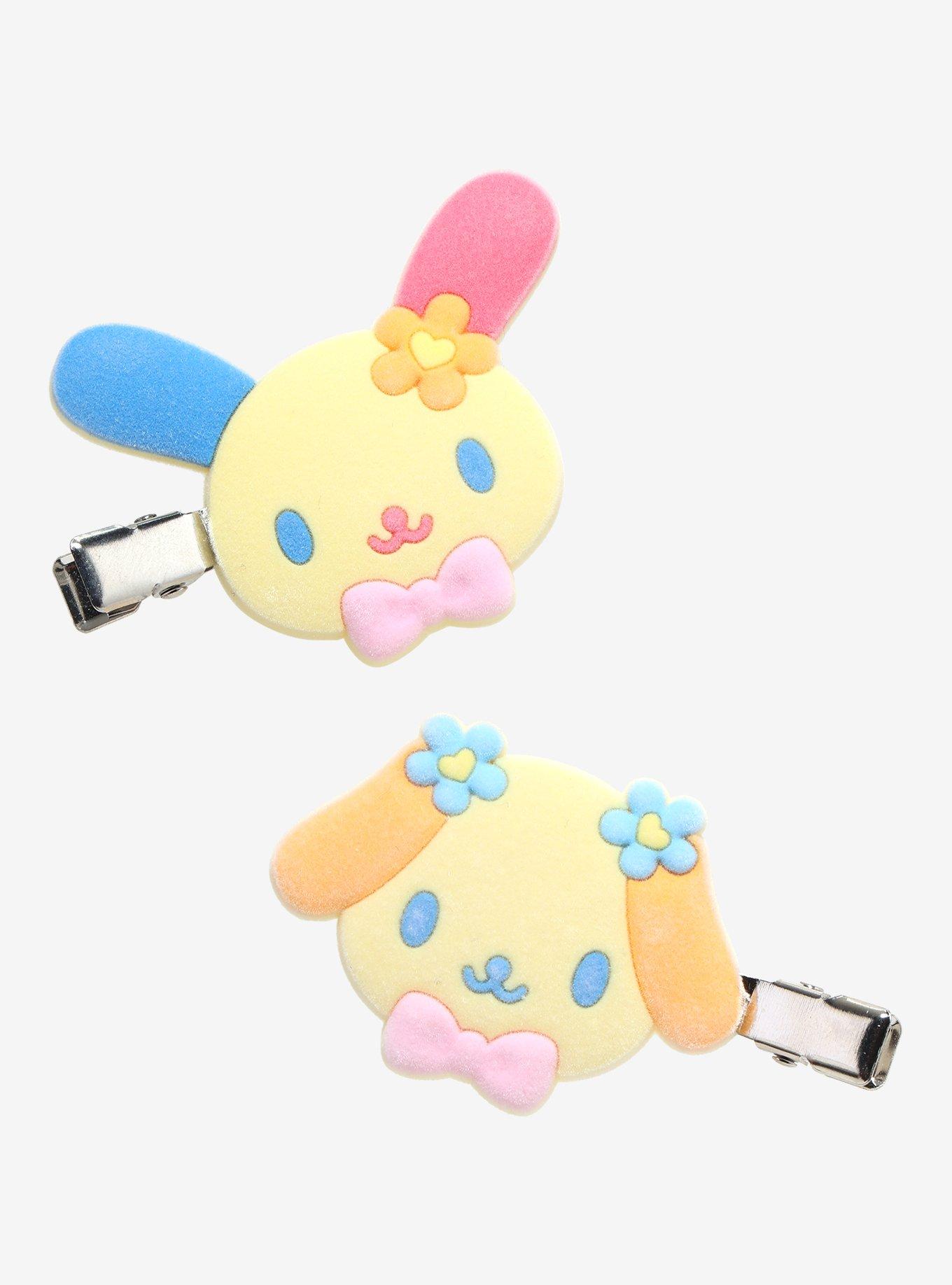 Sanrio Japan Originals U*SA*HA*NA & Wanwa-chan Hair Clip Set, , hi-res