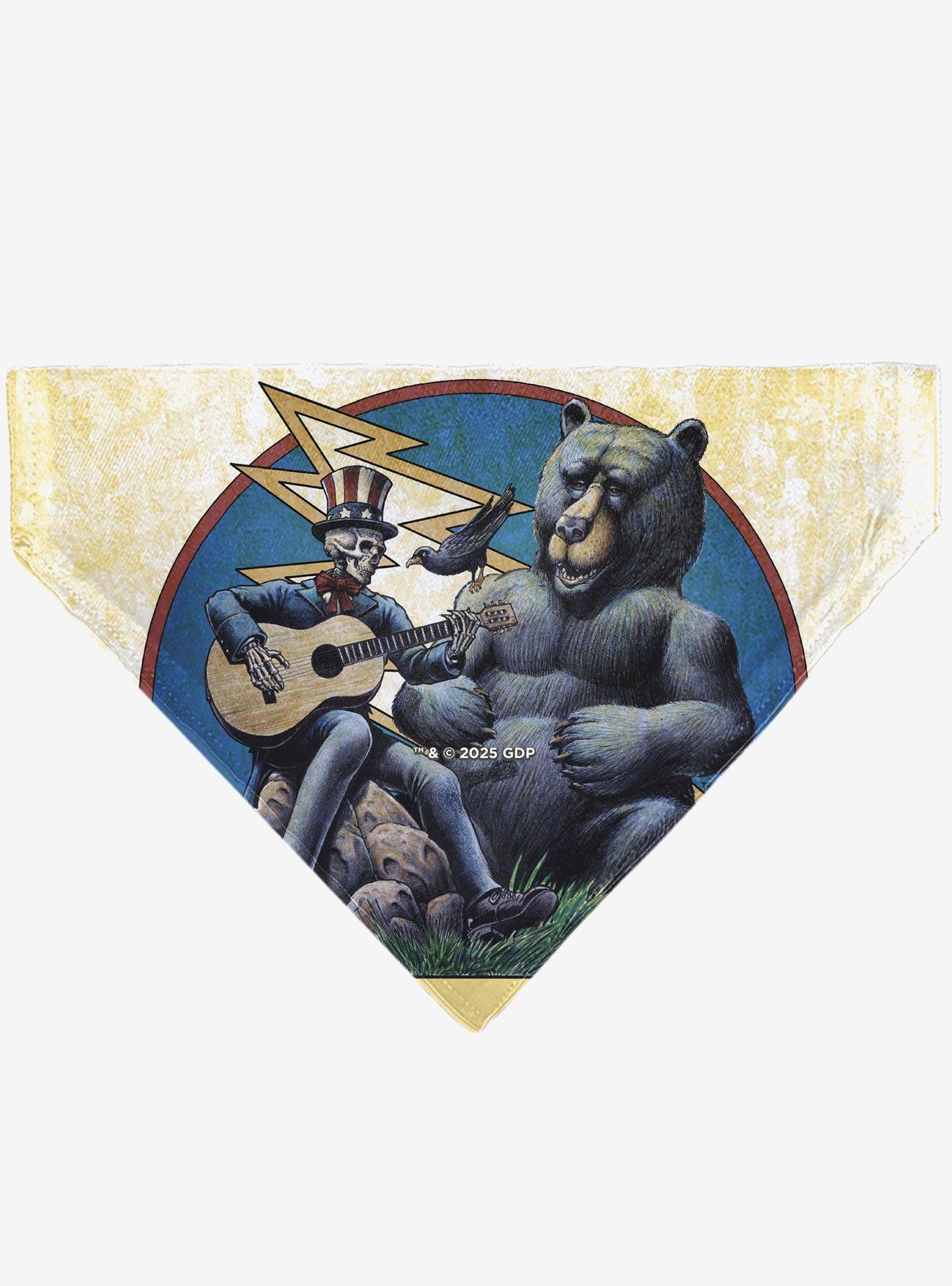 Grateful Dead Daves Picks Volume Five Truman UCLA Cover Slip On Collar Pet Bandana - Bandana Only, , hi-res
