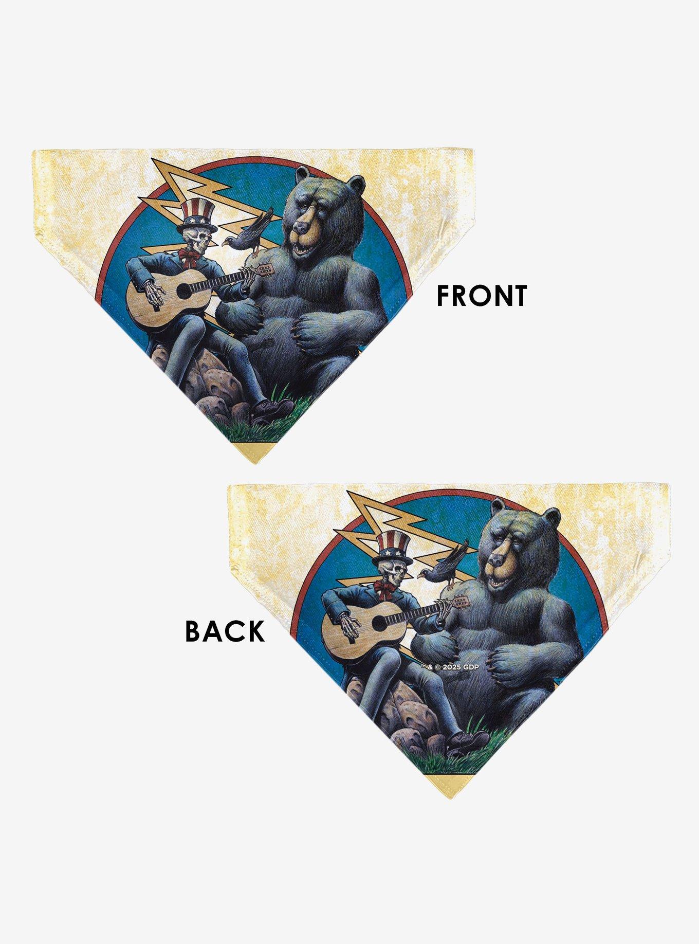 Grateful Dead Daves Picks Volume Five Truman UCLA Cover Slip On Collar Pet Bandana - Bandana Only, , alternate