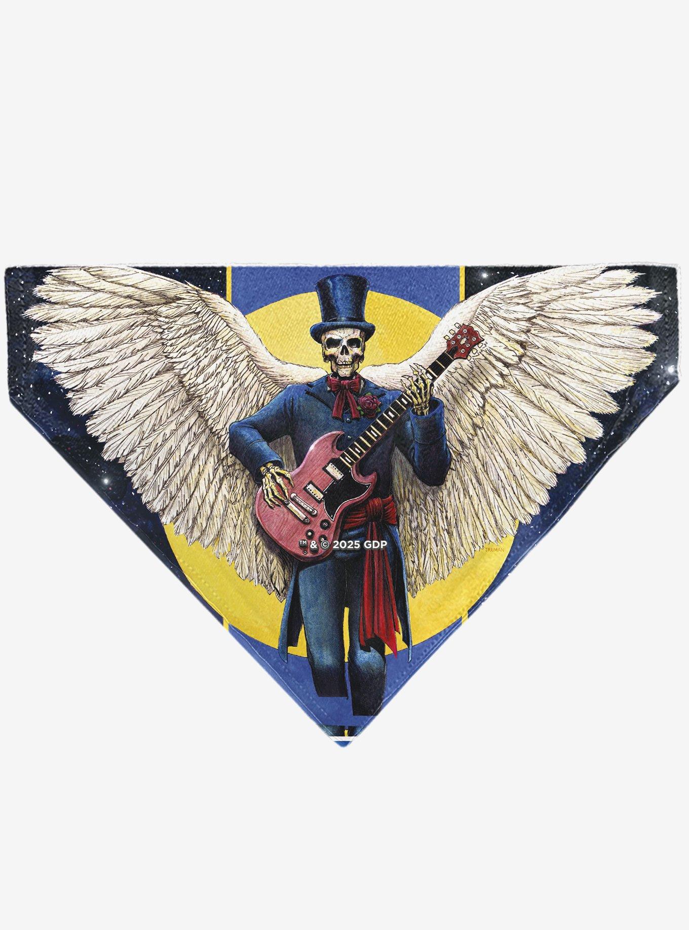 Grateful Dead Daves Picks Vol. 6 SF & St Louis Skeleton Slip On Collar Pet Bandana - Bandana Only, , hi-res
