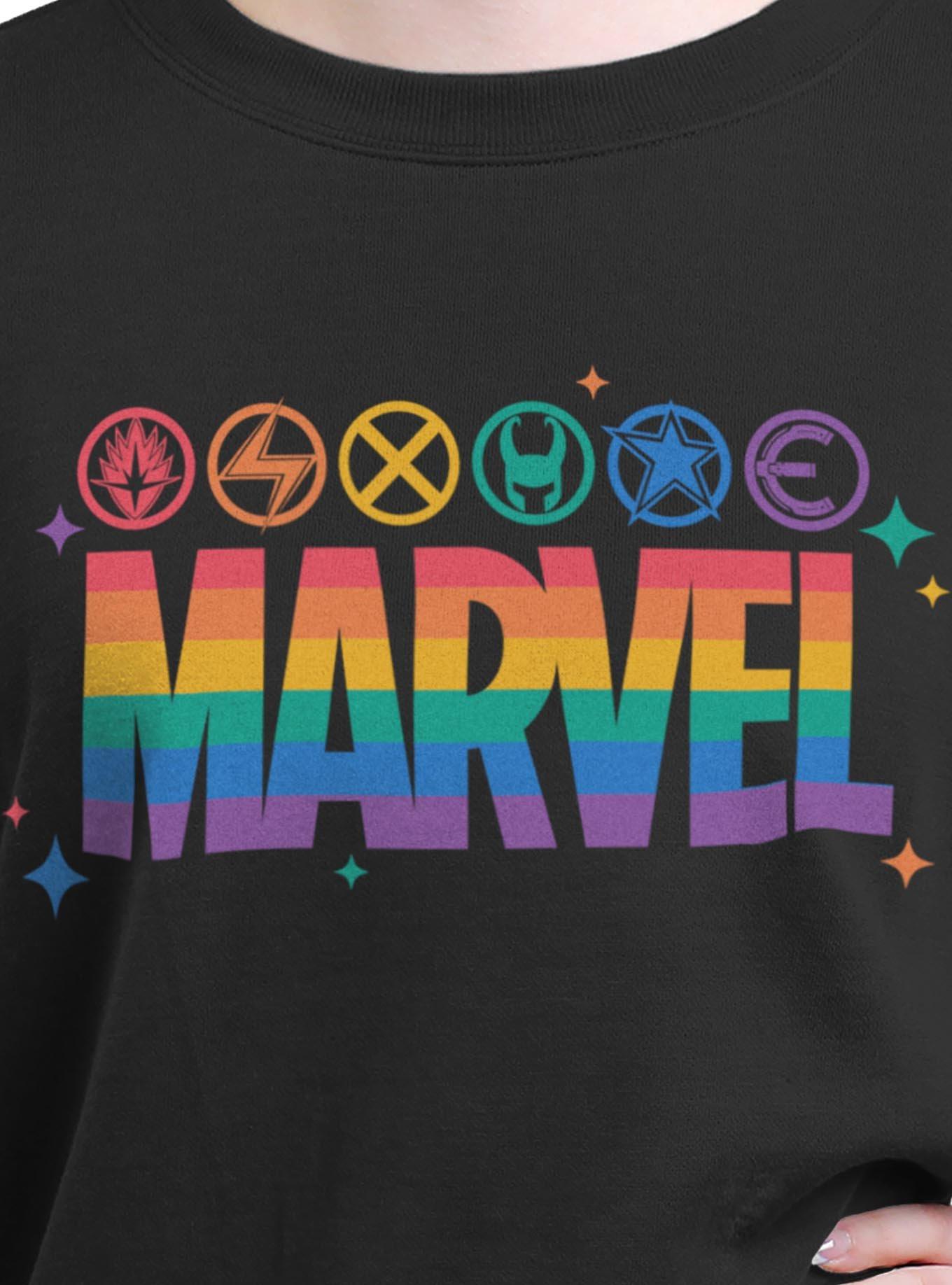 Marvel Icons Pride Girls Oversized Sweatshirt, , hi-res