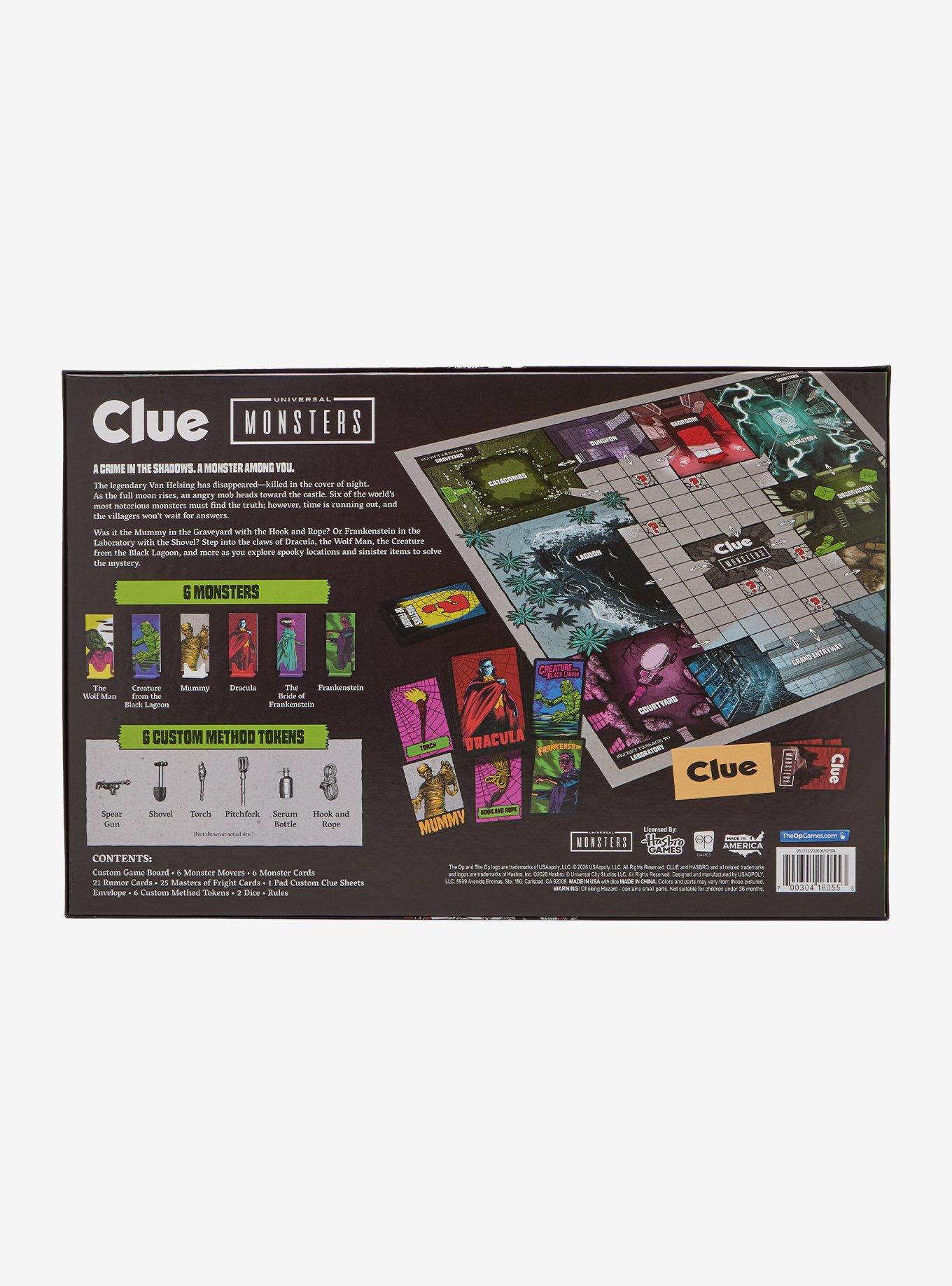 Clue: Universal Monsters Edition Board Game, , hi-res