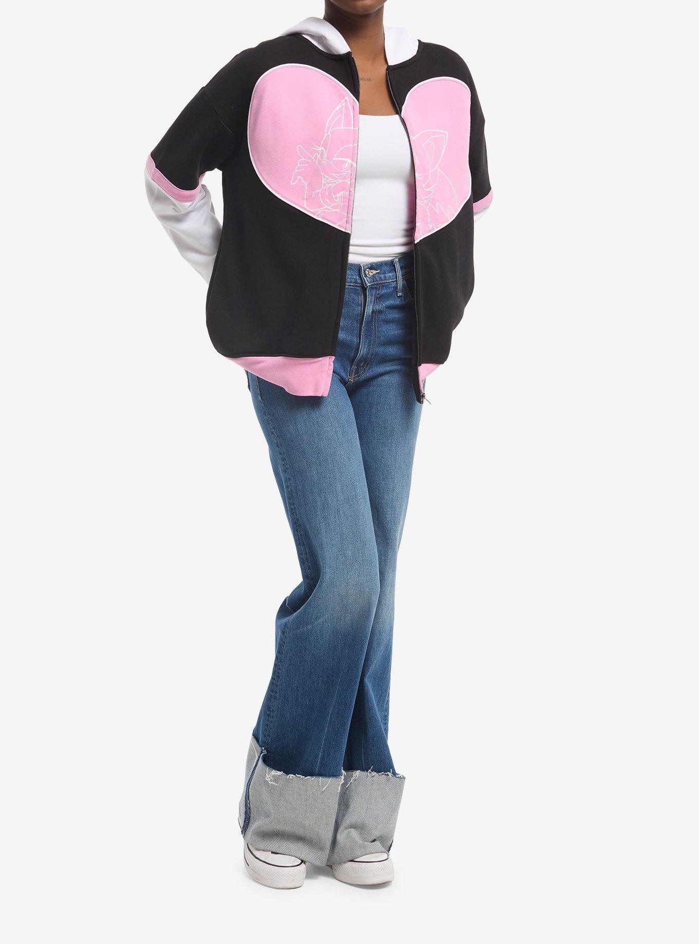 Sonic The Hedgehog Rouge Cosplay Girls Hoodie, MULTI, alternate - view 3