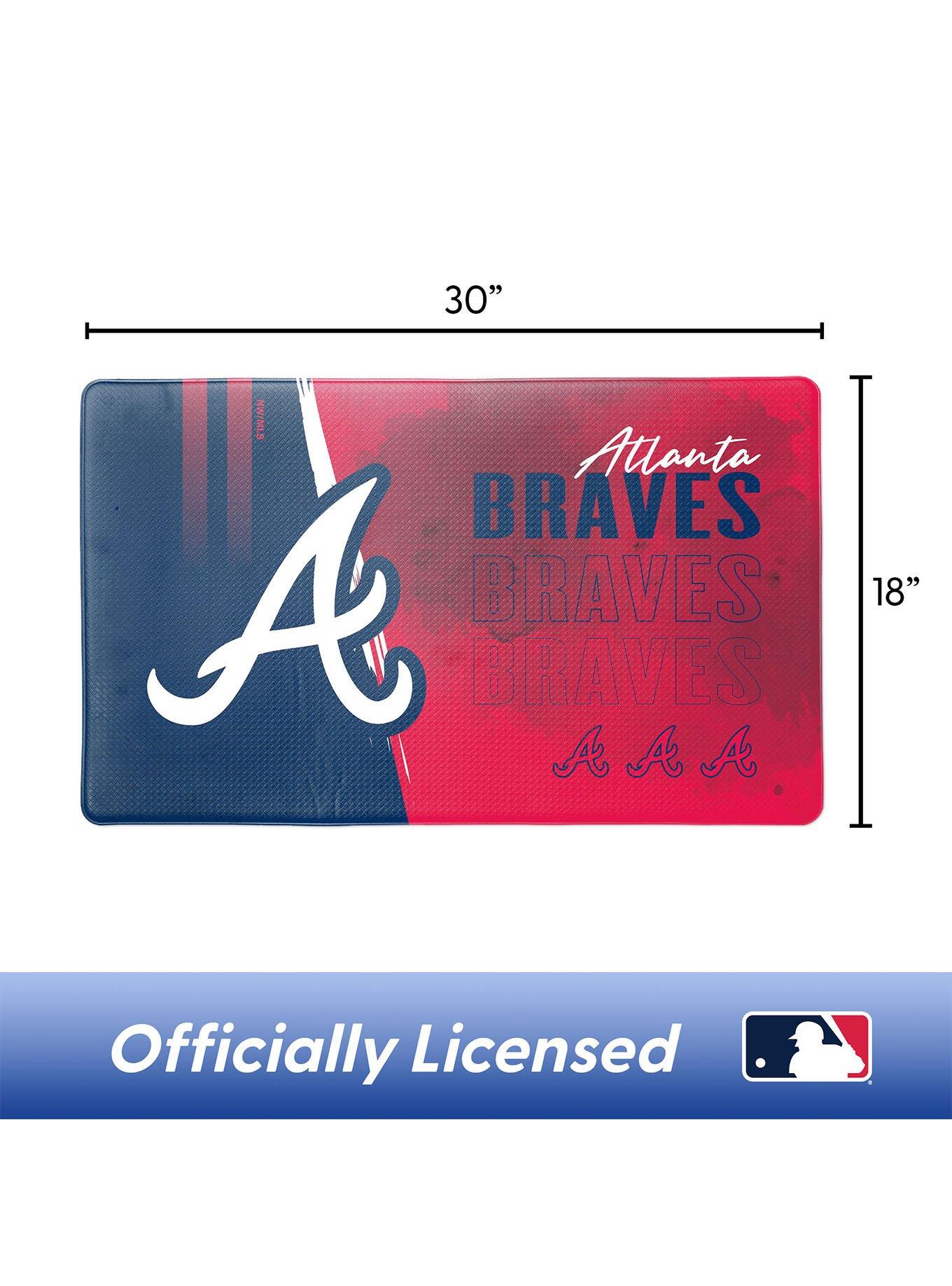 MLB Atlanta Braves Painterly Floor Mat, , hi-res