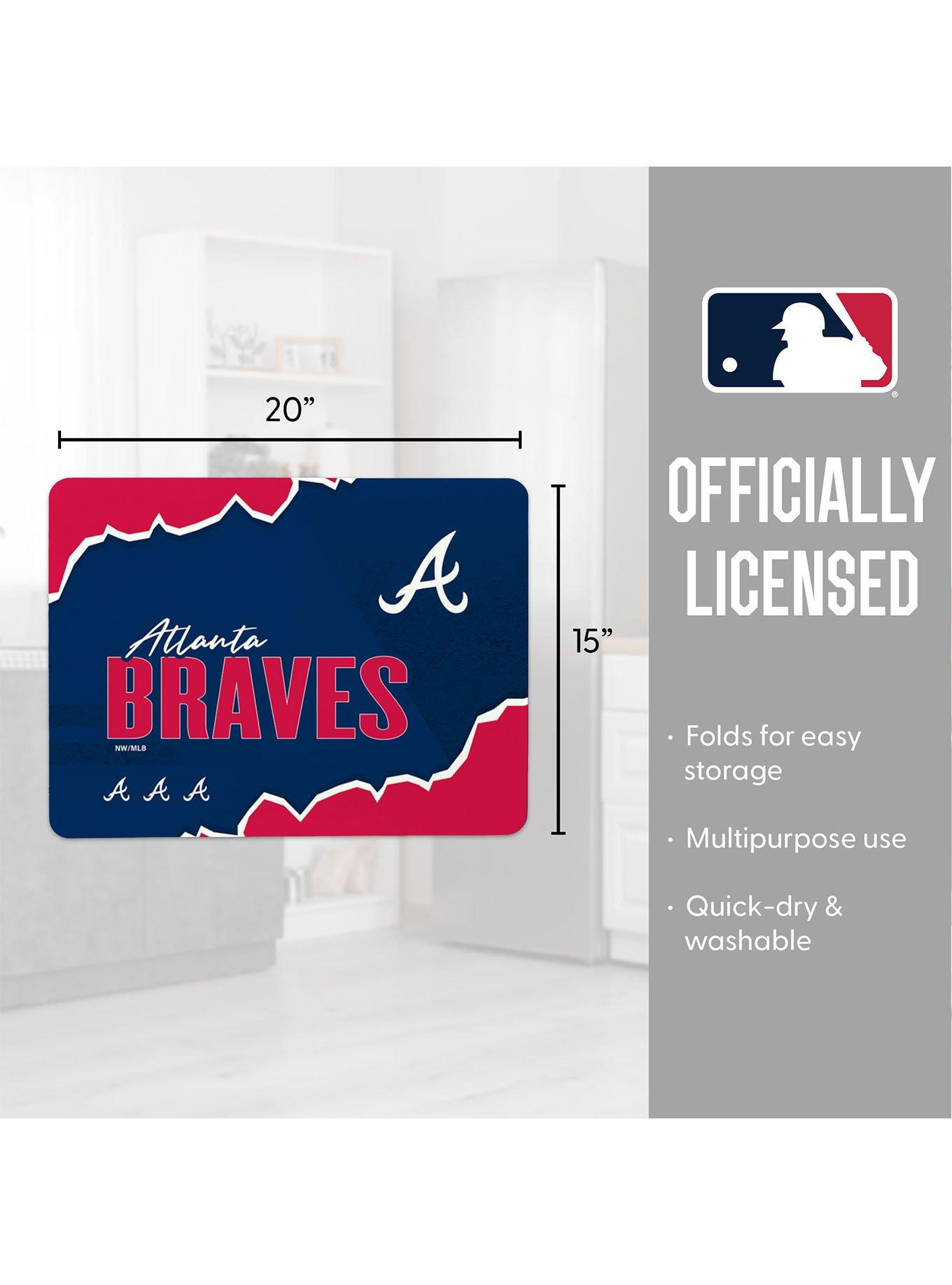 MLB Atlanta Braves Torn Small Mat, , alternate