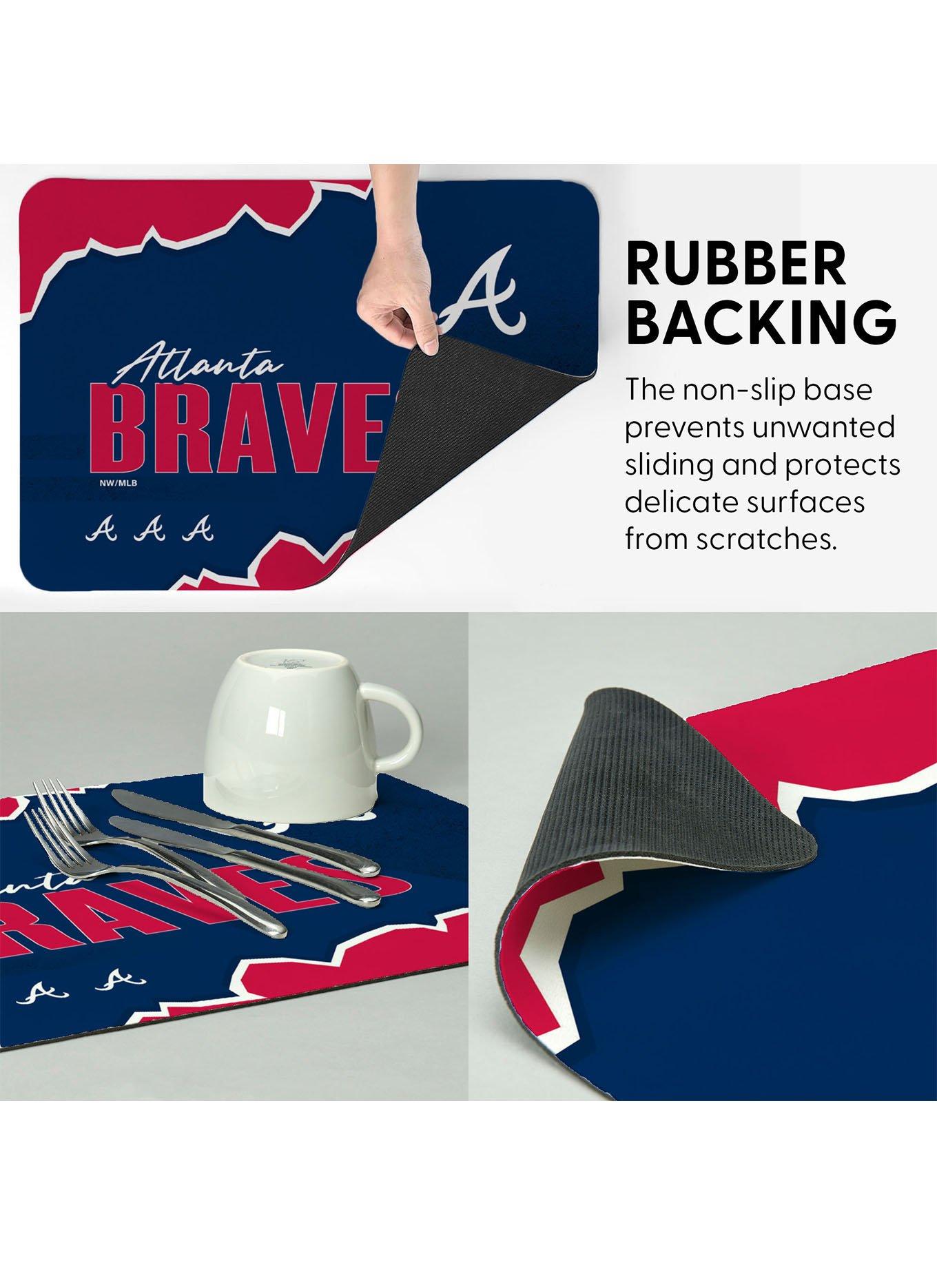MLB Atlanta Braves Torn Small Mat, , alternate
