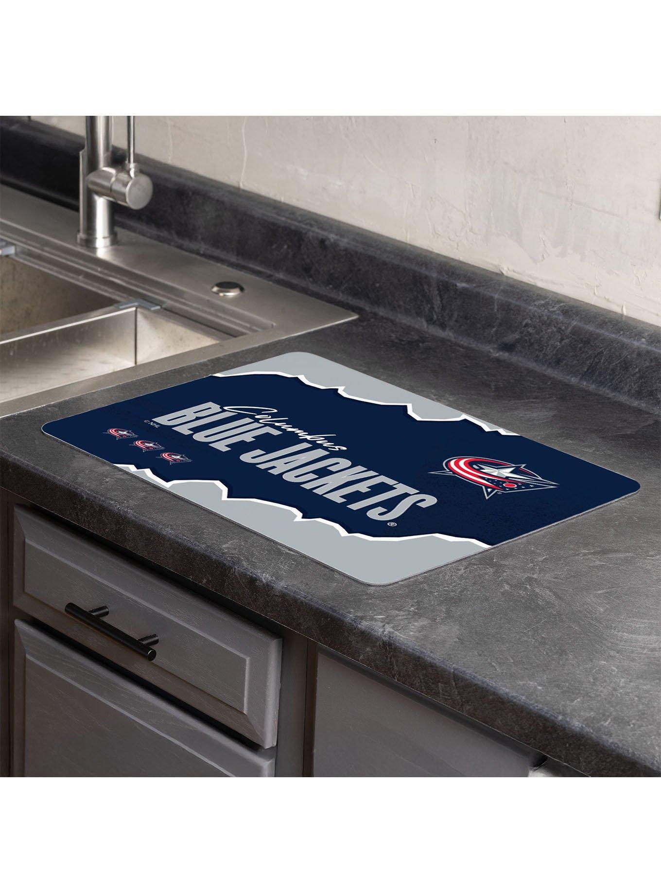 NHL Columbus Blue Jackets Torn Small Mat, , hi-res