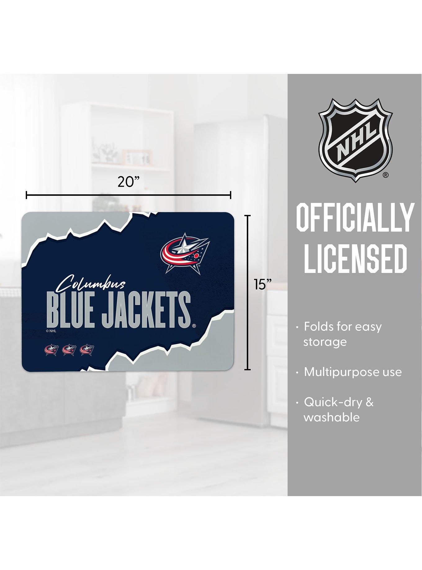 NHL Columbus Blue Jackets Torn Small Mat, , alternate