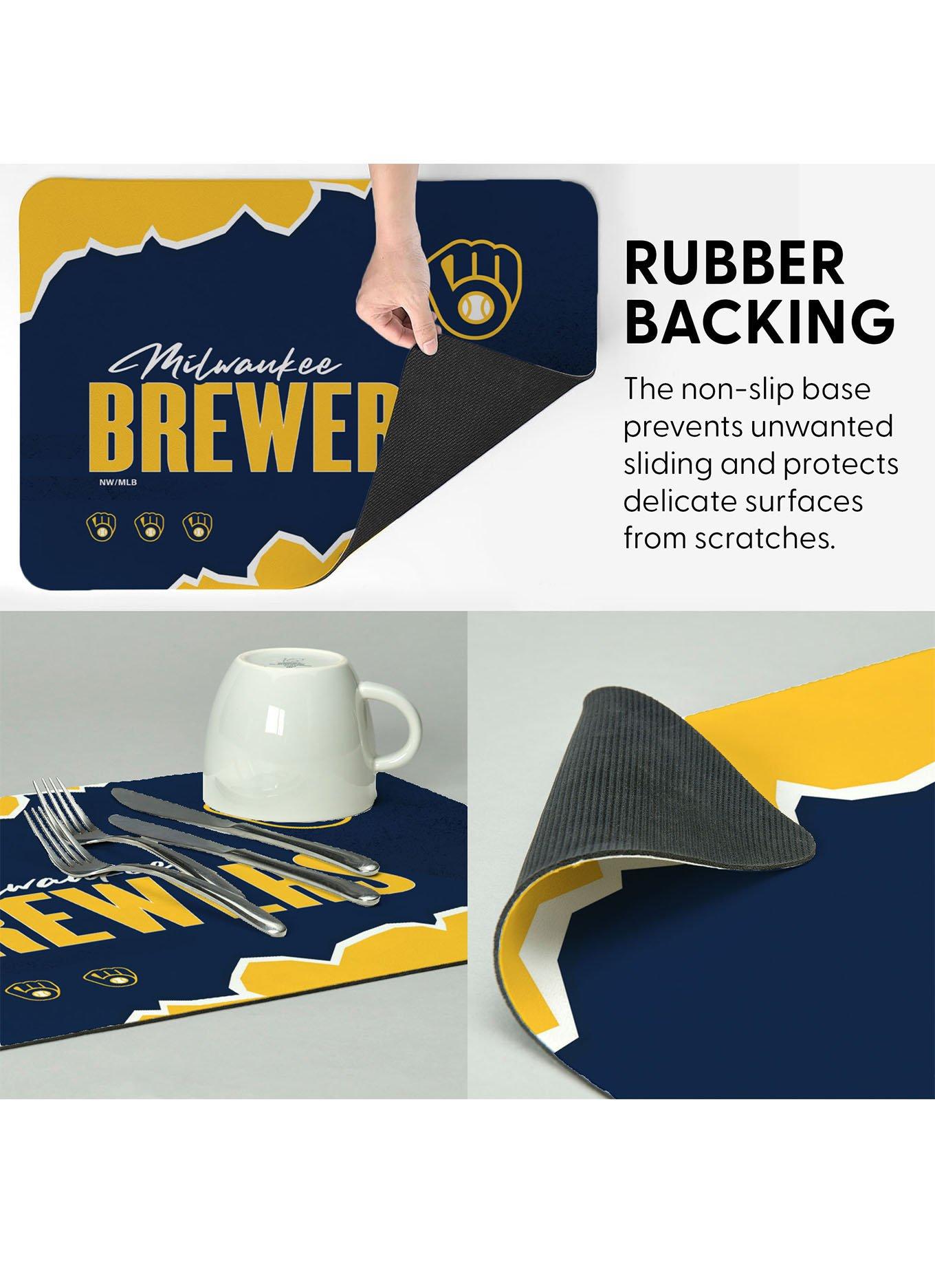 MLB Milwaukee Brewers Torn Small Mat, , alternate - view 4