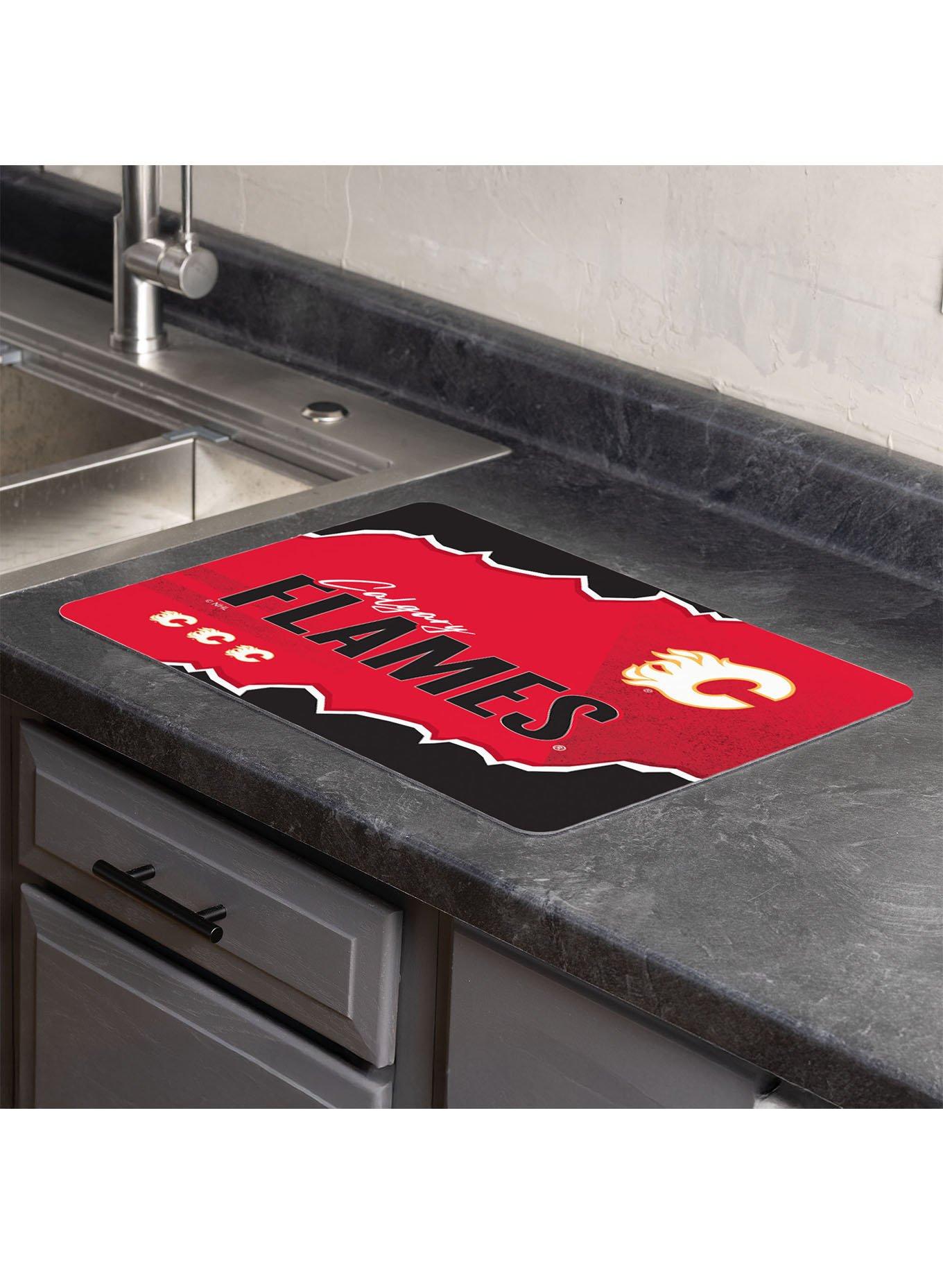 NHL Calgary Flames Torn Small Mat, , hi-res