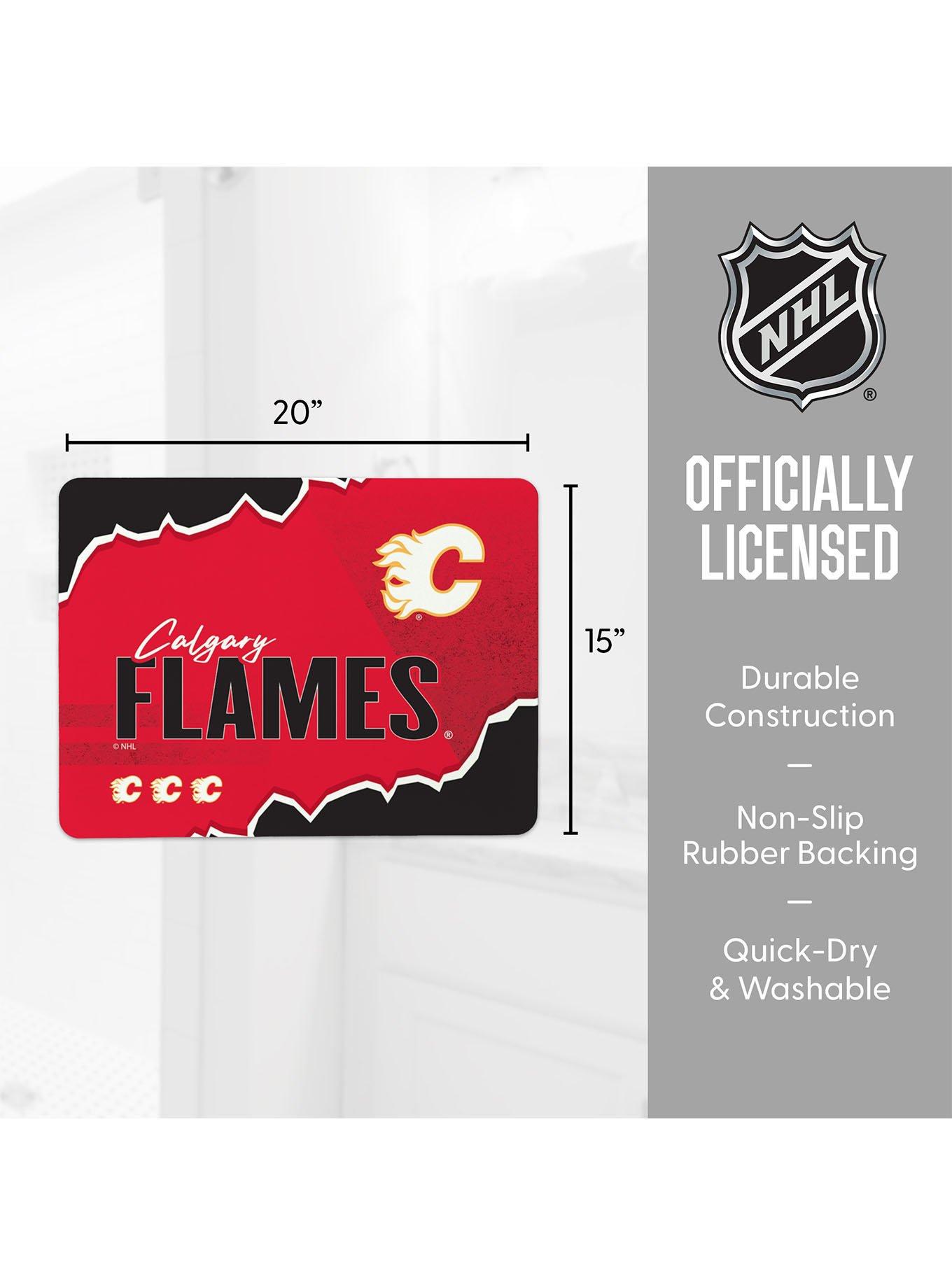 NHL Calgary Flames Torn Small Mat, , alternate - view 3