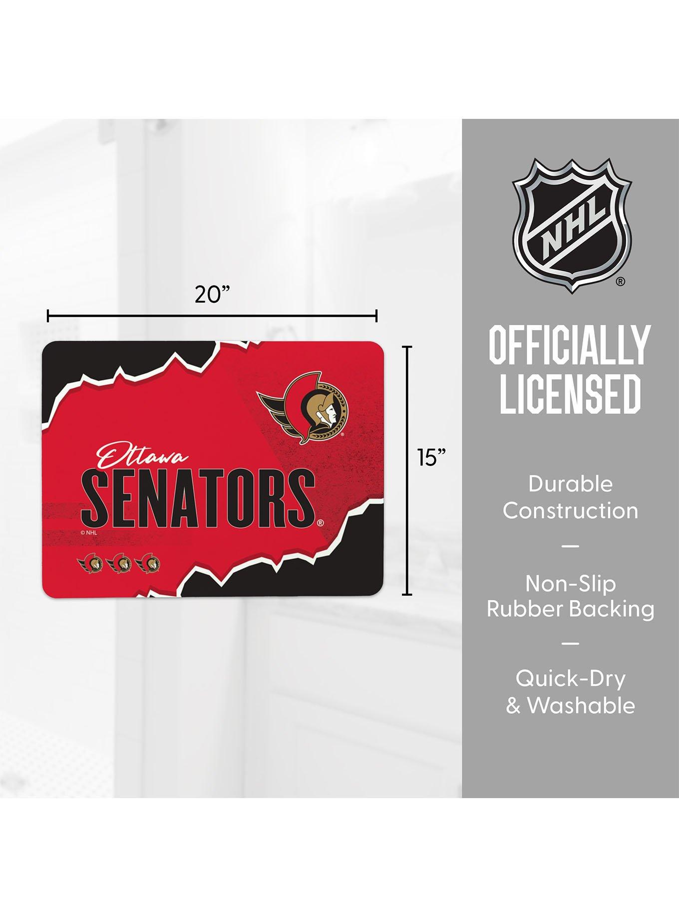 NHL Ottawa Senators Torn Small Mat, , alternate - view 3