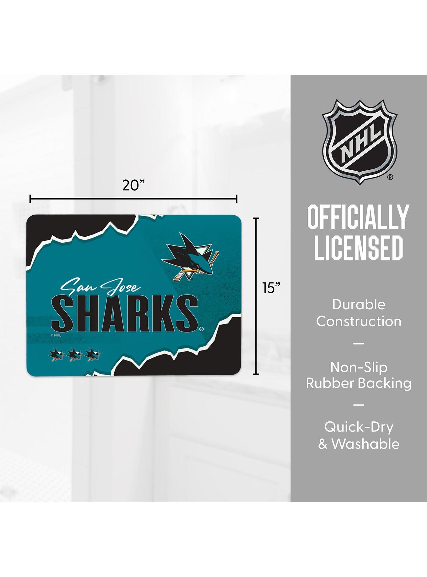 NHL San Jose Sharks Torn Small Mat, , alternate - view 3