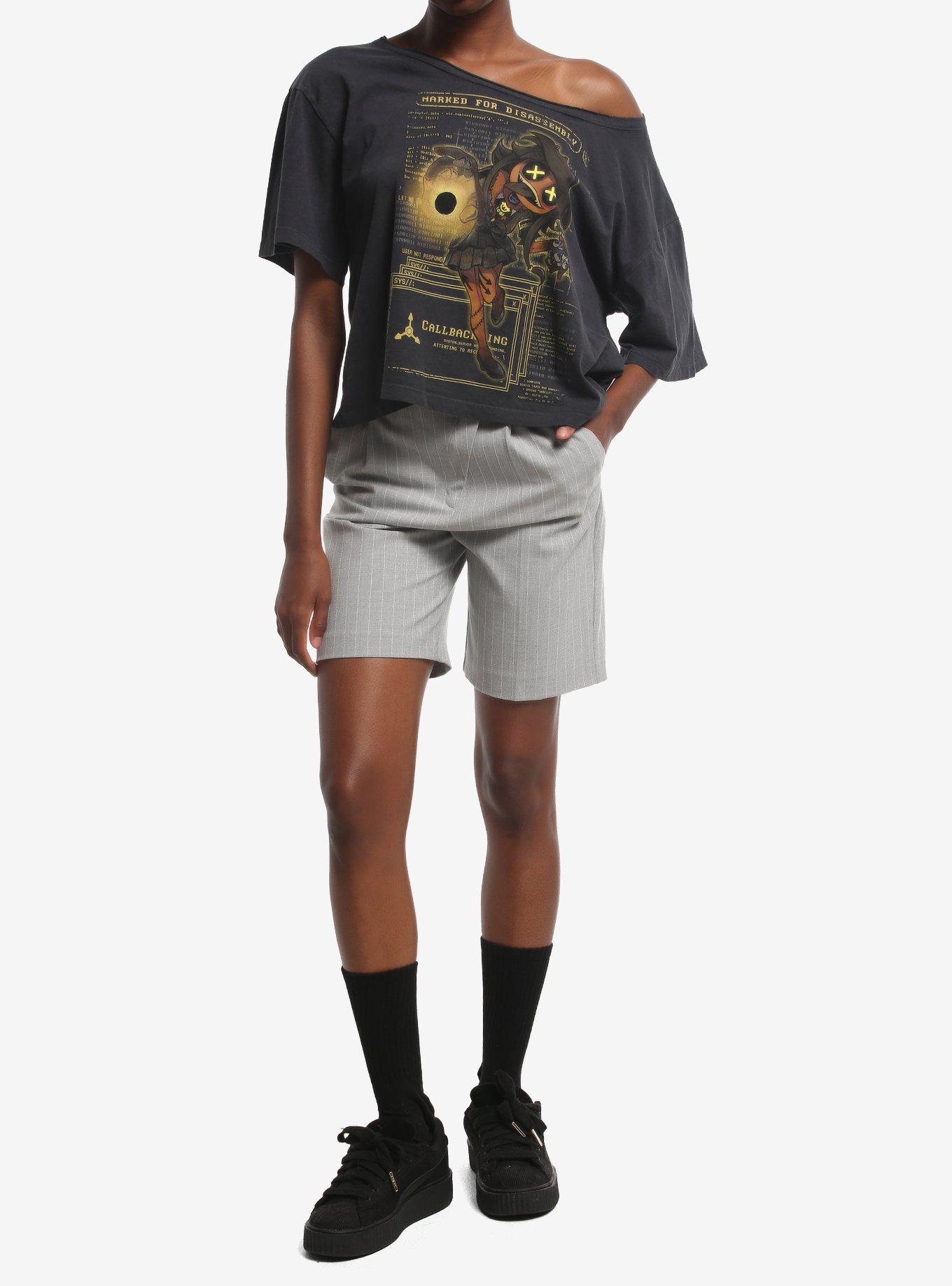 Murder Drones Cyn Girls Off-Shoulder T-Shirt, MULTI, alternate - view 2