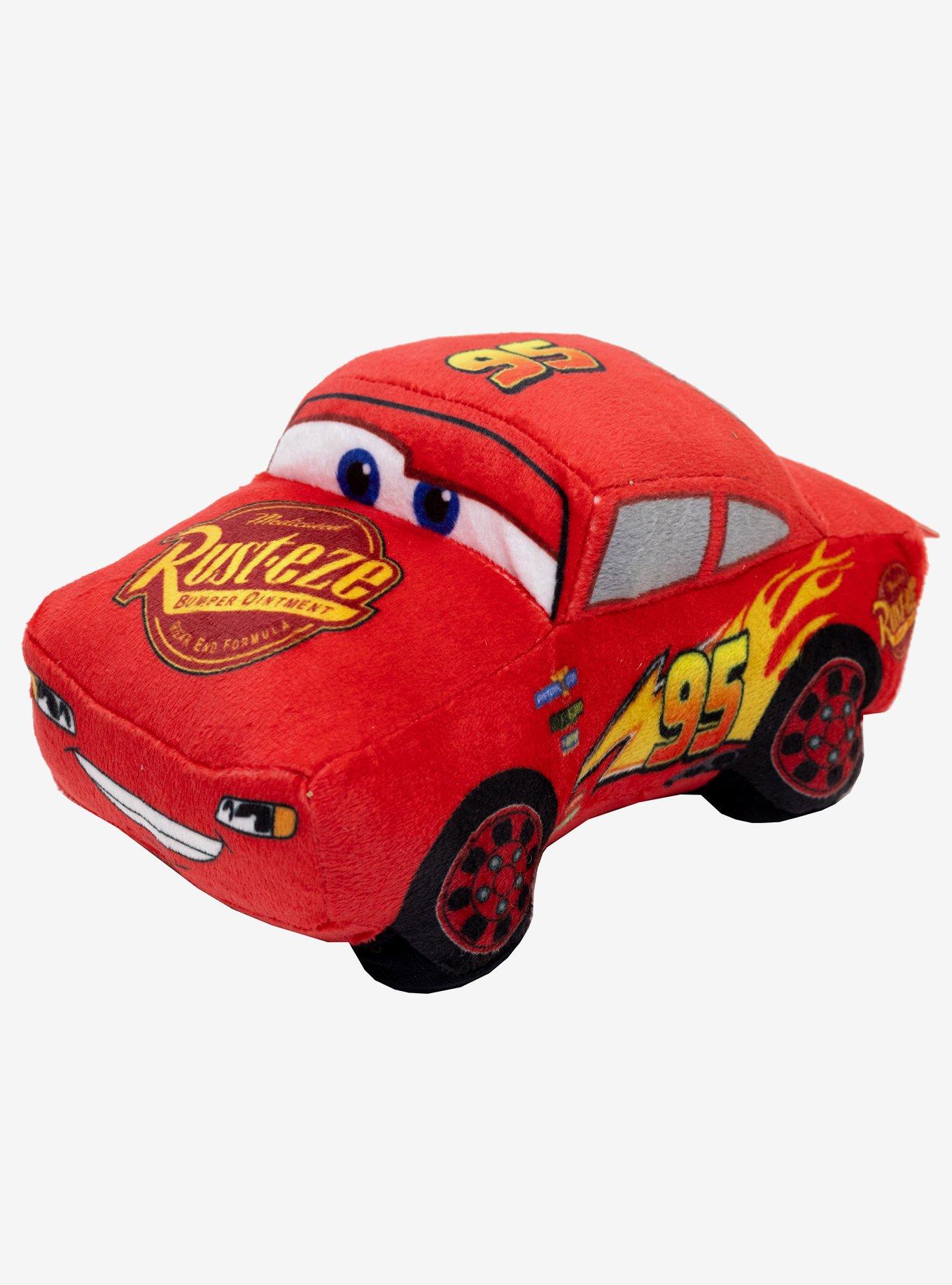 Disney Pixar Cars Lightning McQueen Tow Mater Dog Toy Squeaky Plush 2-Piece Set, , hi-res