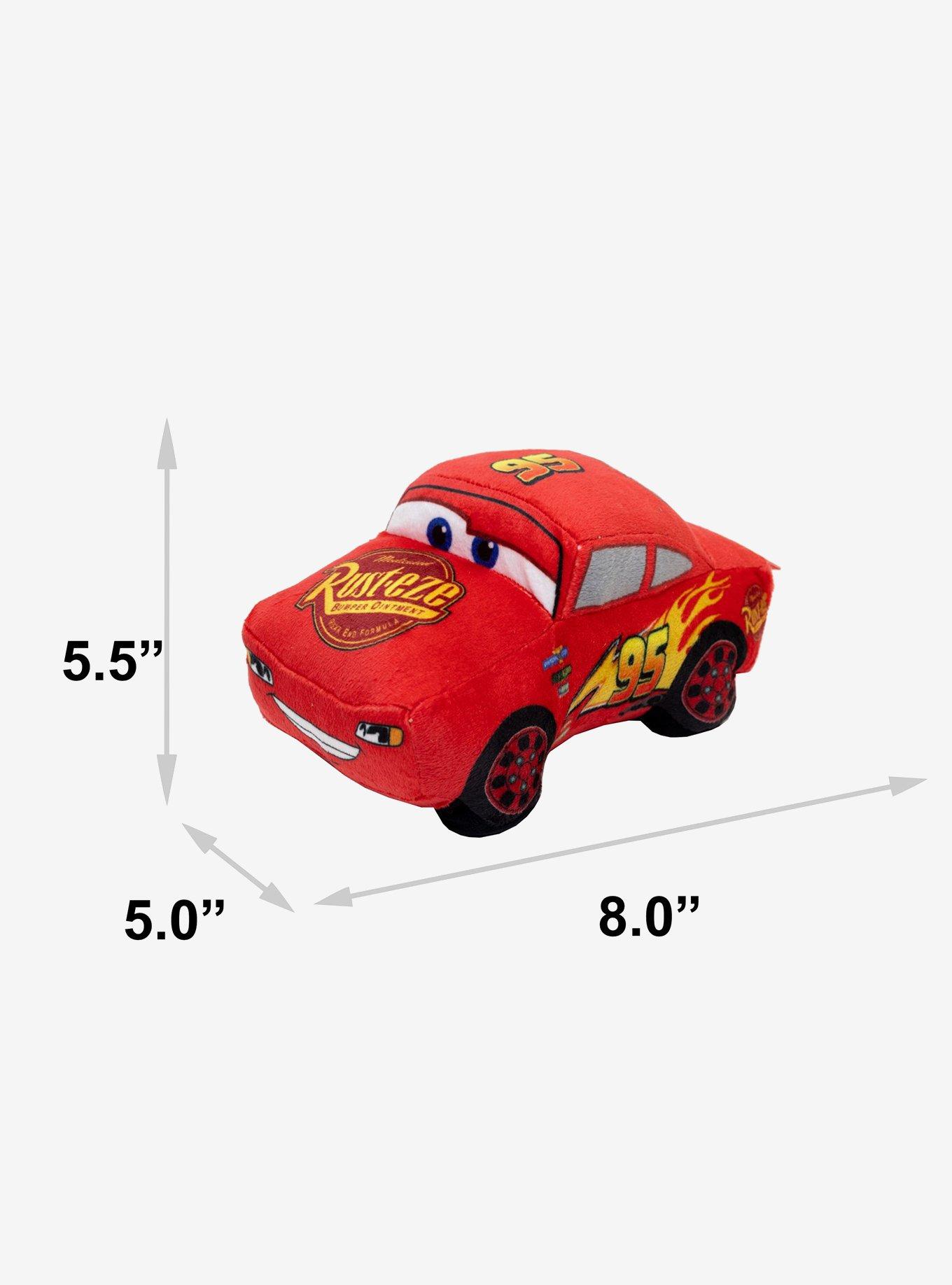 Disney Pixar Cars Lightning McQueen Tow Mater Dog Toy Squeaky Plush 2-Piece Set, , alternate