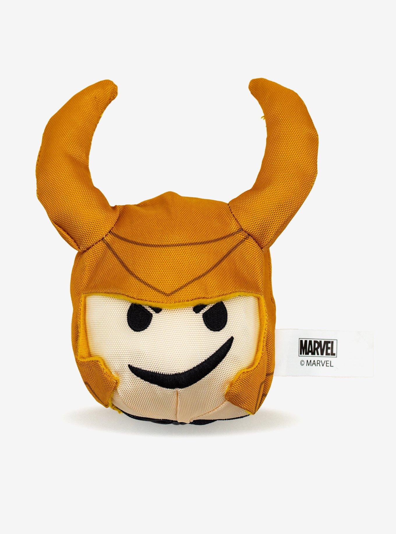 Marvel Chibi Characters Thor Loki Dog Toy Squeaky Plush 2-Piece Set, , hi-res