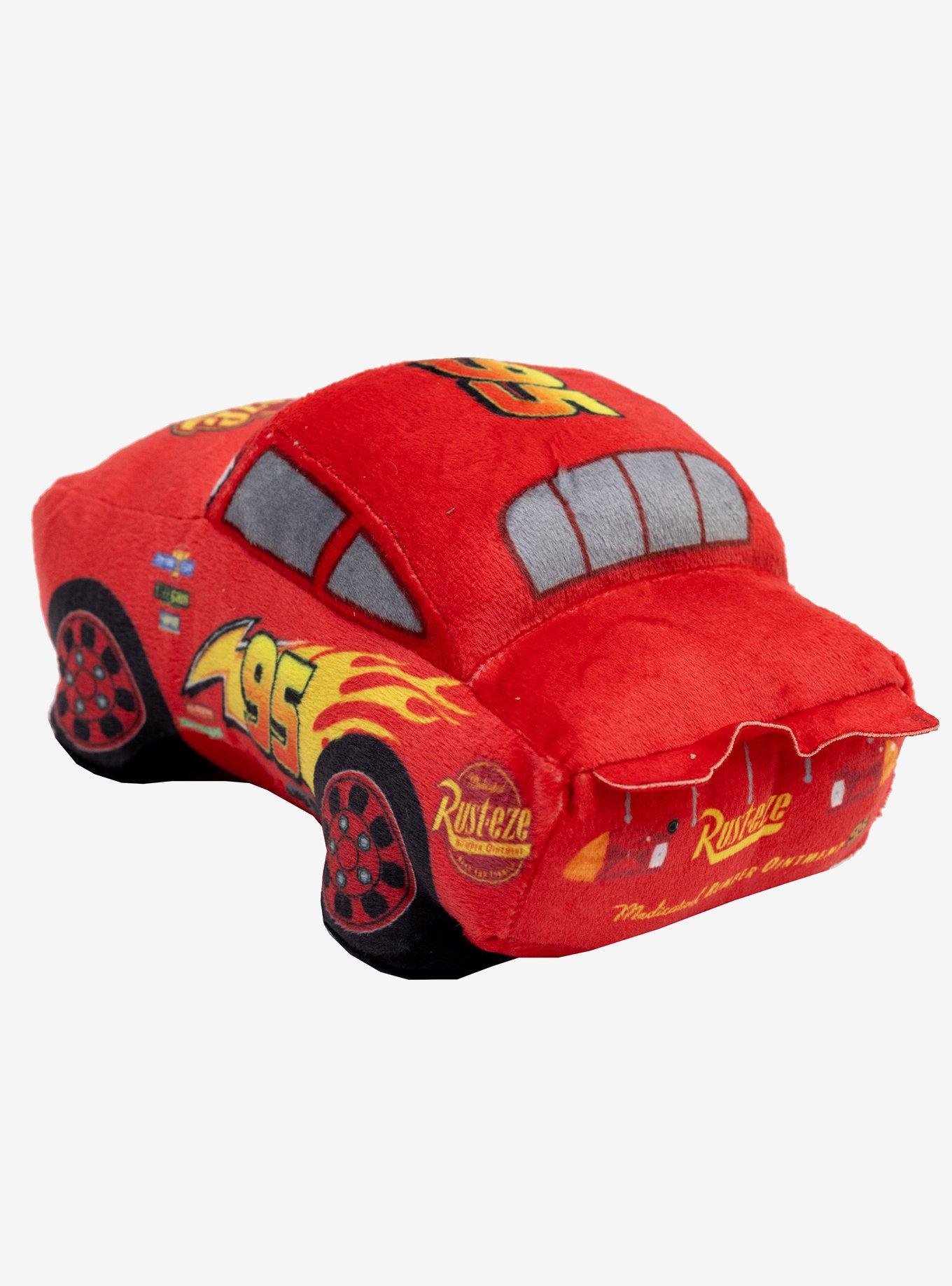 Disney Pixar Cars Lightning McQueen Tow Mater Dog Toy Squeaky Plush 2-Piece Set, , alternate