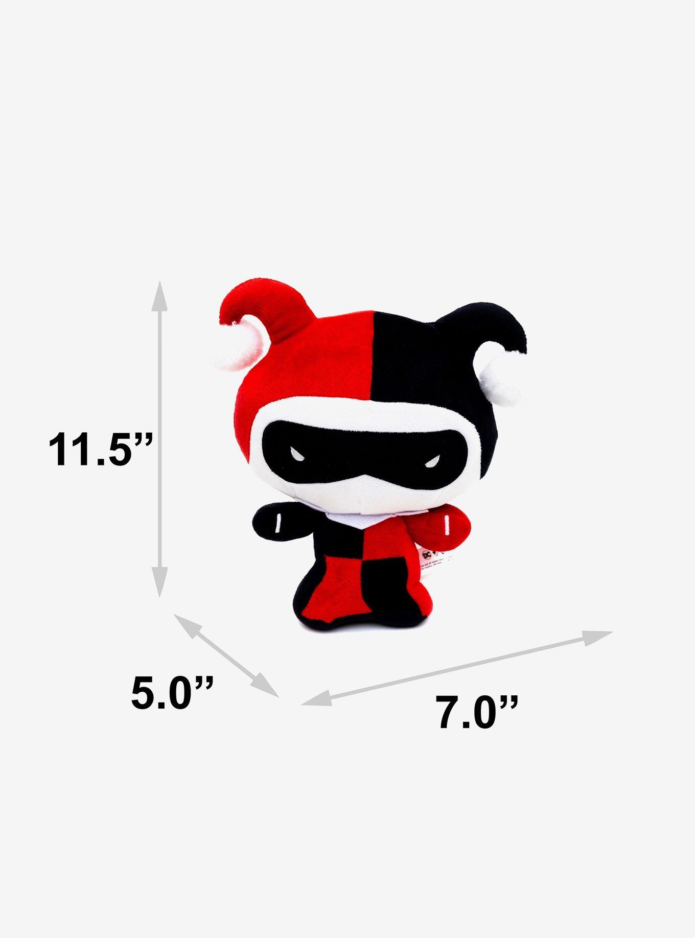 DC Comics Chibi Characters Joker Harley Quinn Dog Toy Squeaky Plush 2-Piece Set, , alternate - view 6