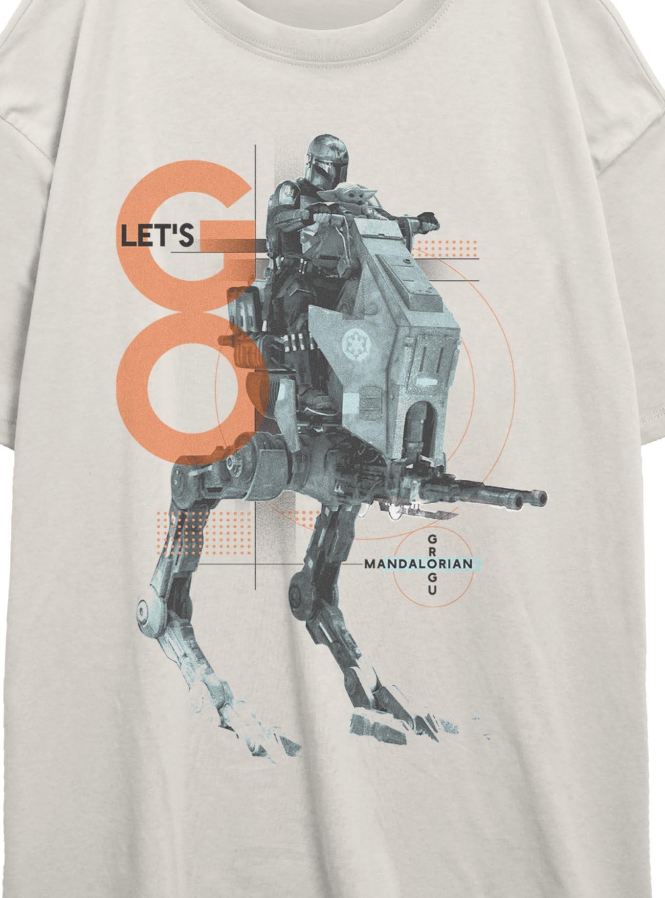 Star Wars The Mandalorian & Grogu Let's Go Girls Oversized T-Shirt, , hi-res