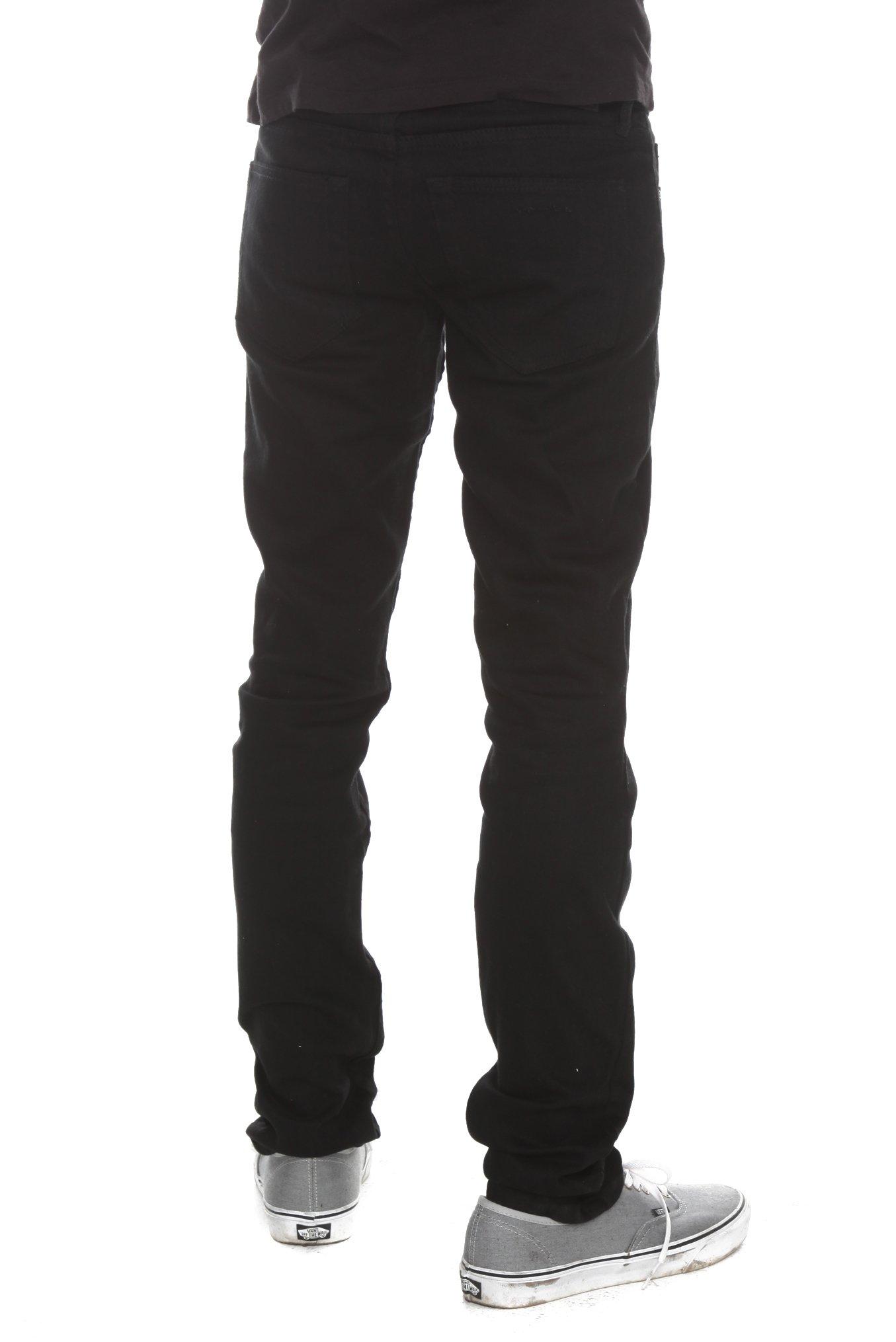 XXX RUDE Black Skinny Fit Denim Jeans, , alternate