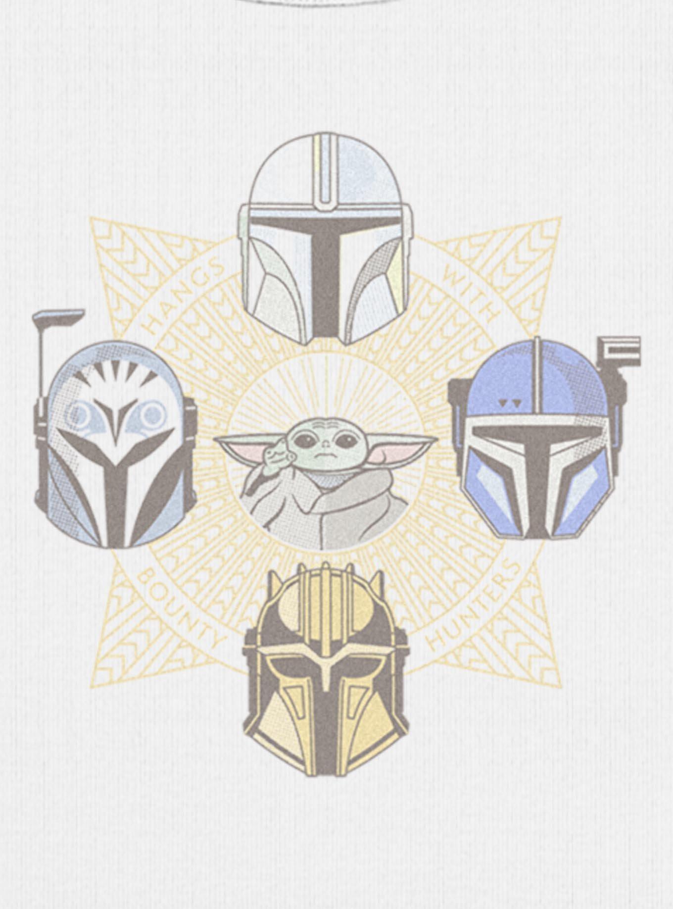 Star Wars The Mandalorian Grogu And Hunters Girls Baby T-Shirt, , hi-res