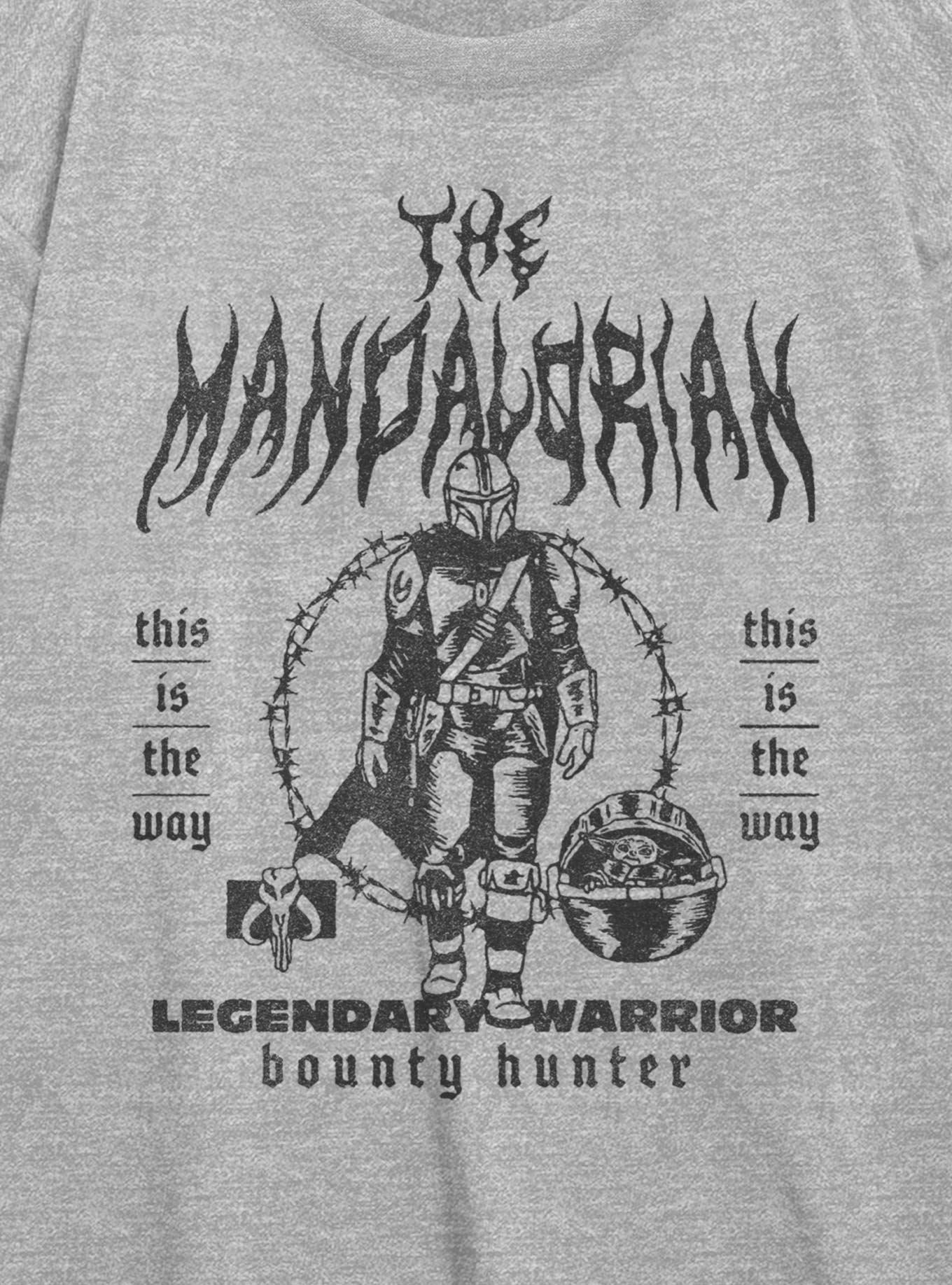 Star Wars The Mandalorian Legendary Warrior Girls Oversized T-Shirt, , hi-res